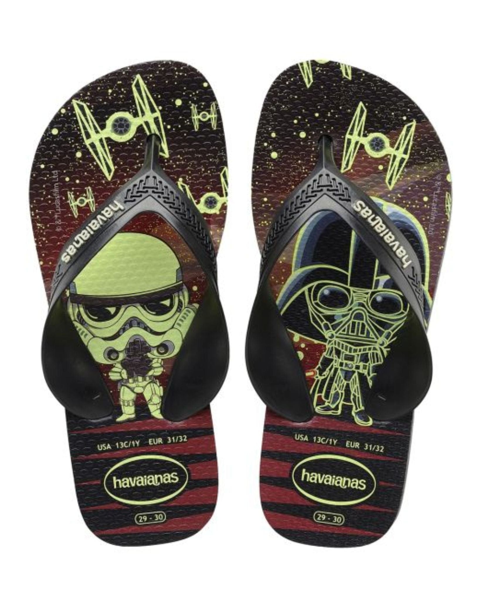 Havaianas Kids Max Star Wars Thongs - Preto