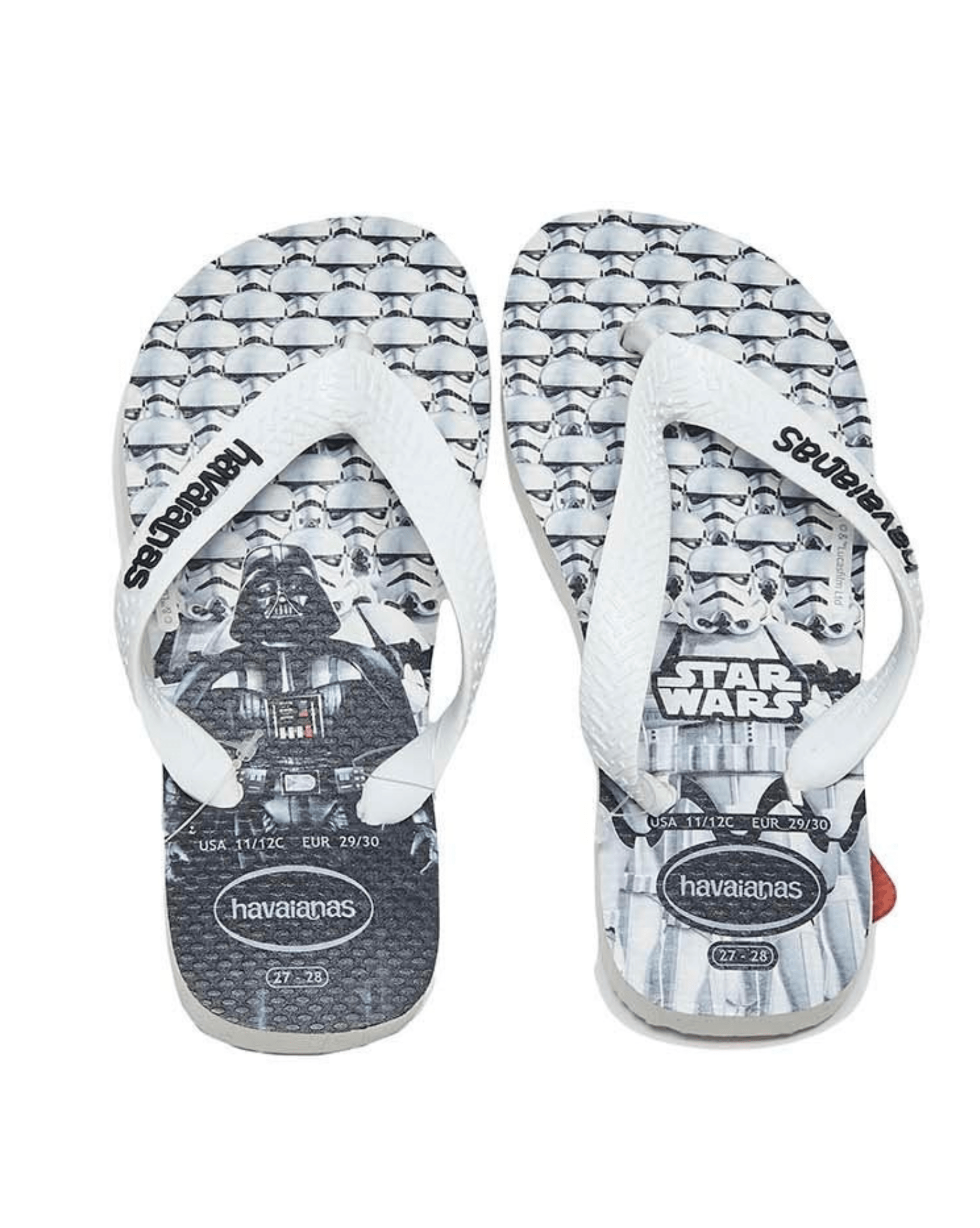 Havaianas Kids Max Star Wars Thongs - White