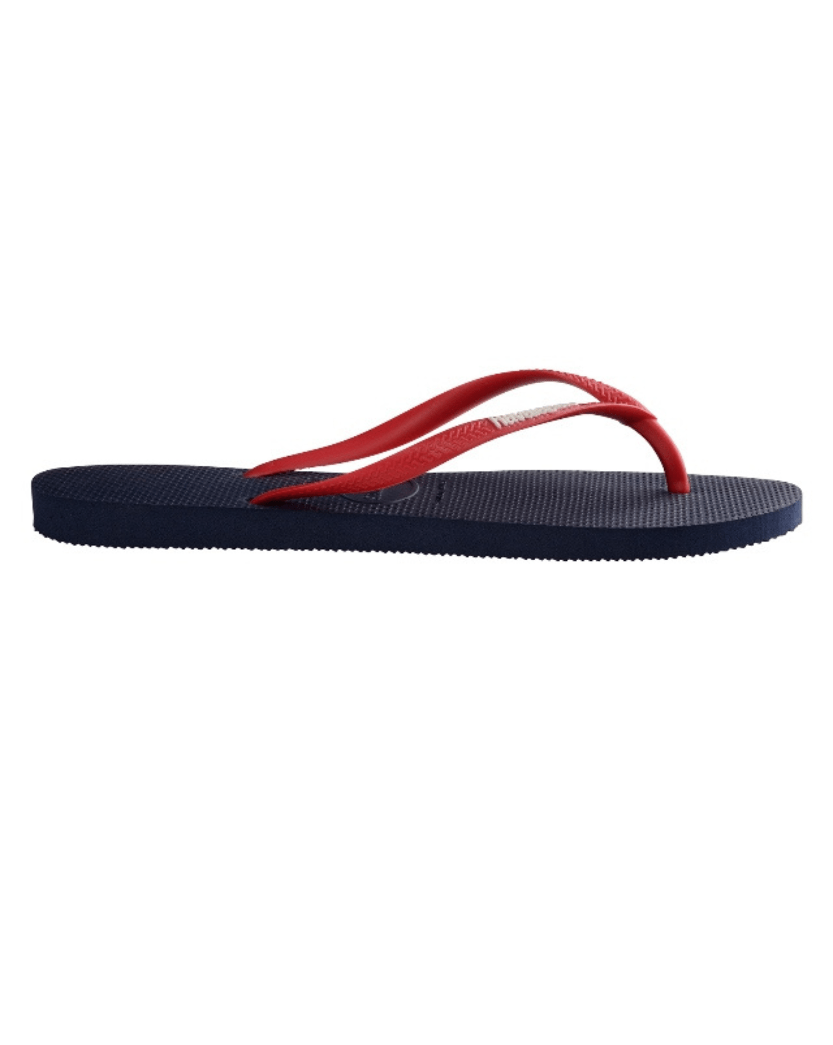 Havaianas Kids Slim Basic Thongs - Navy I Ruby Red