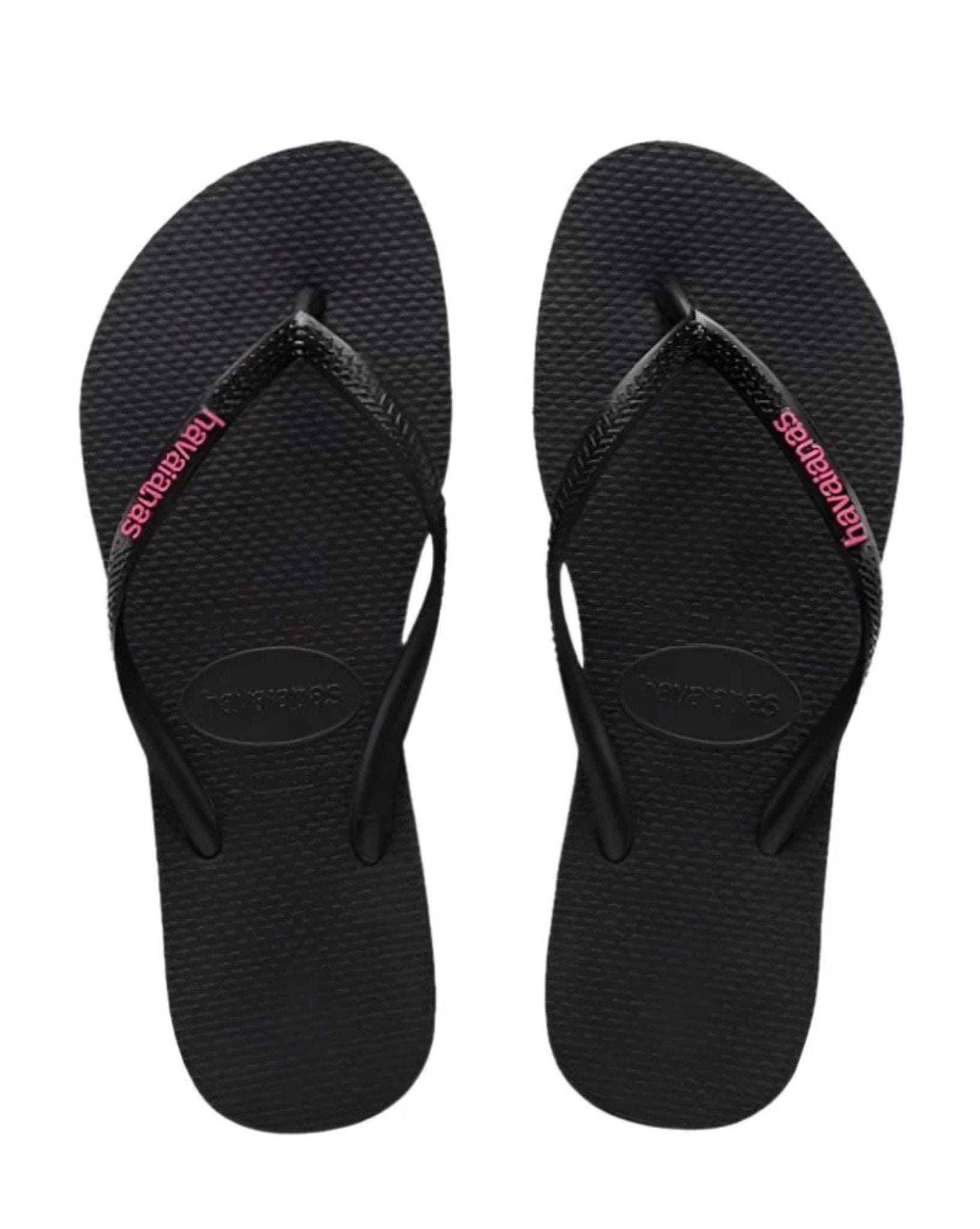 Havaianas Kids Slim Rubber Logo Thongs