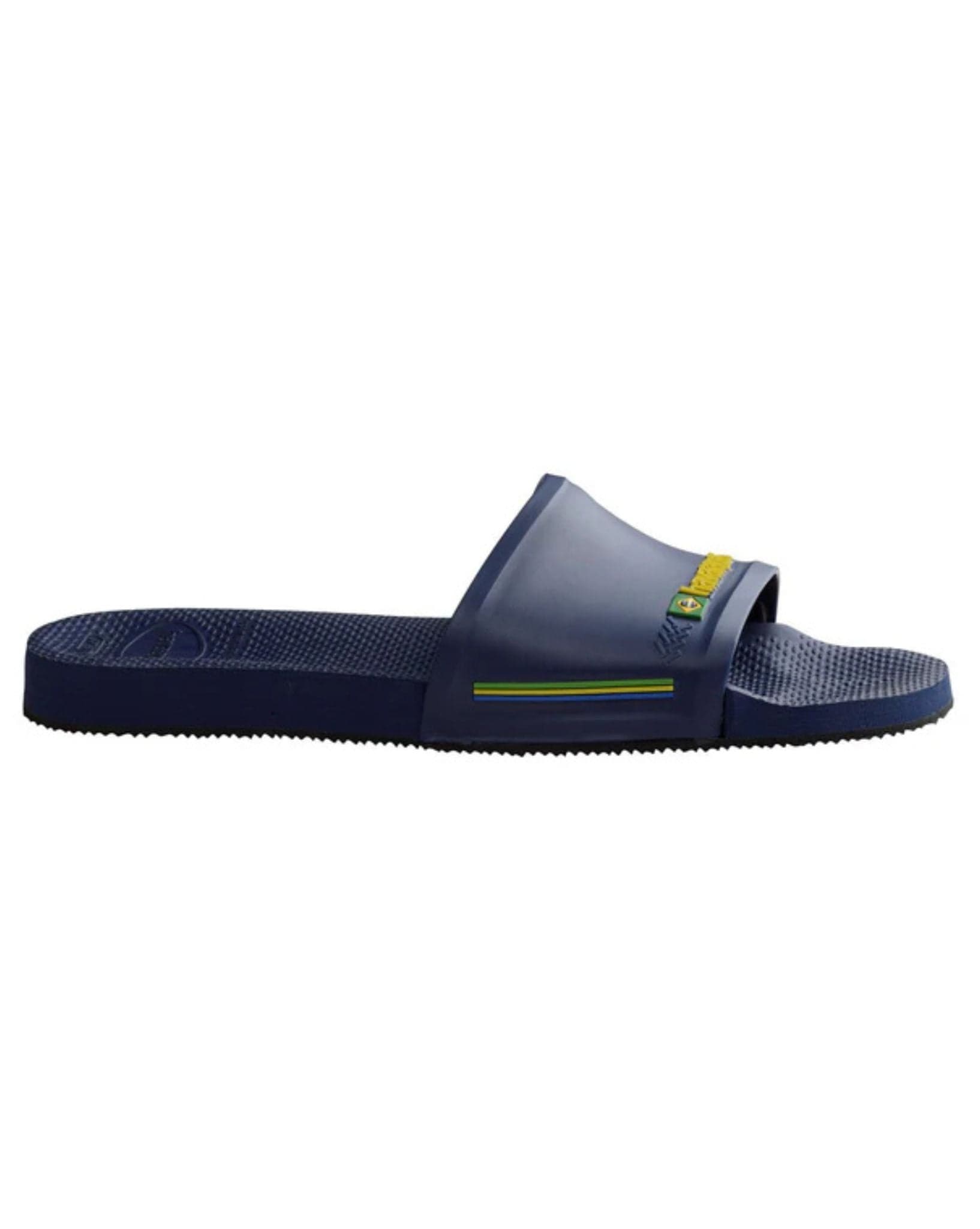 Havaianas Mens  Brasil Slide - Navy Blue