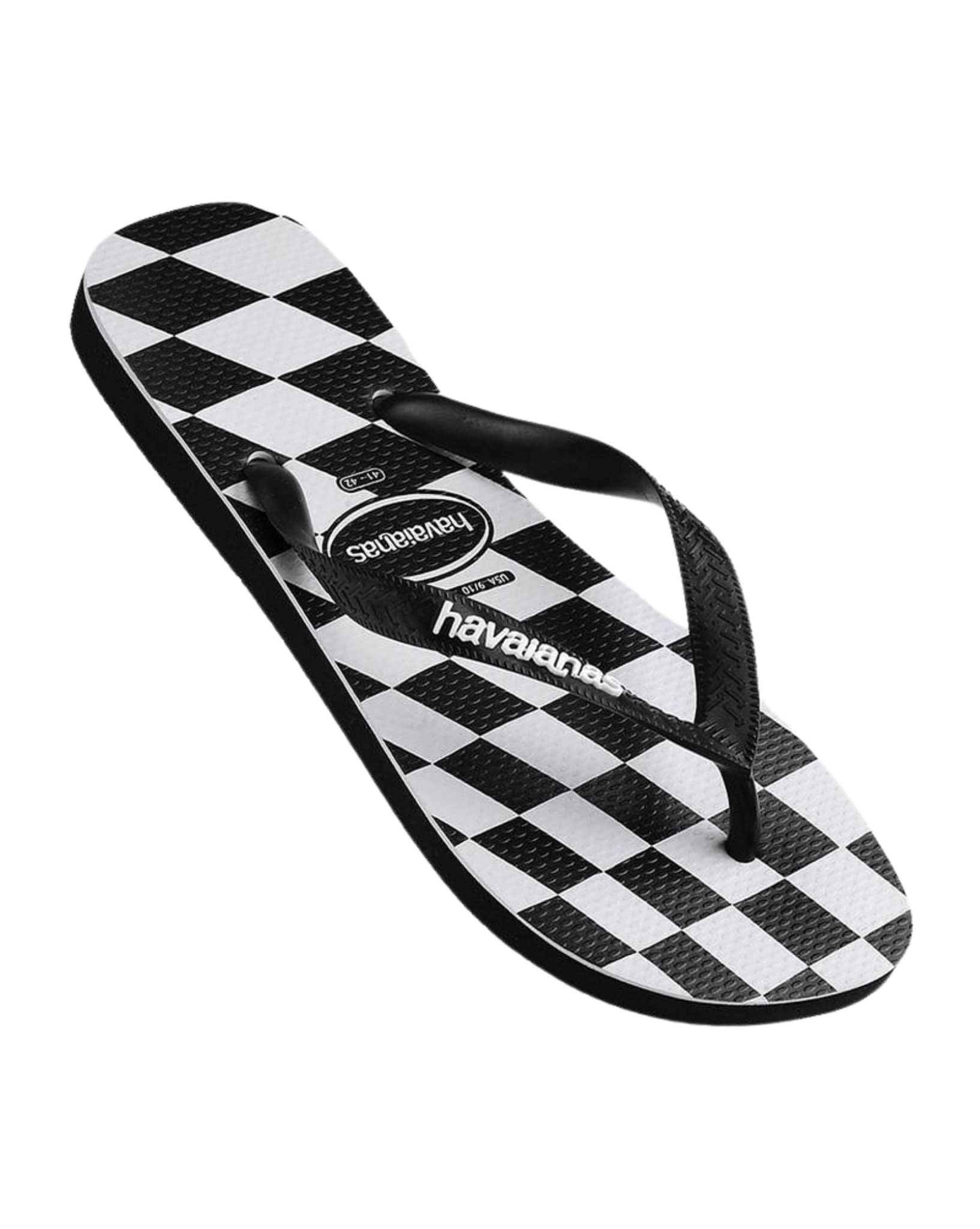 Havaianas Mens Top Distorded Check - Black