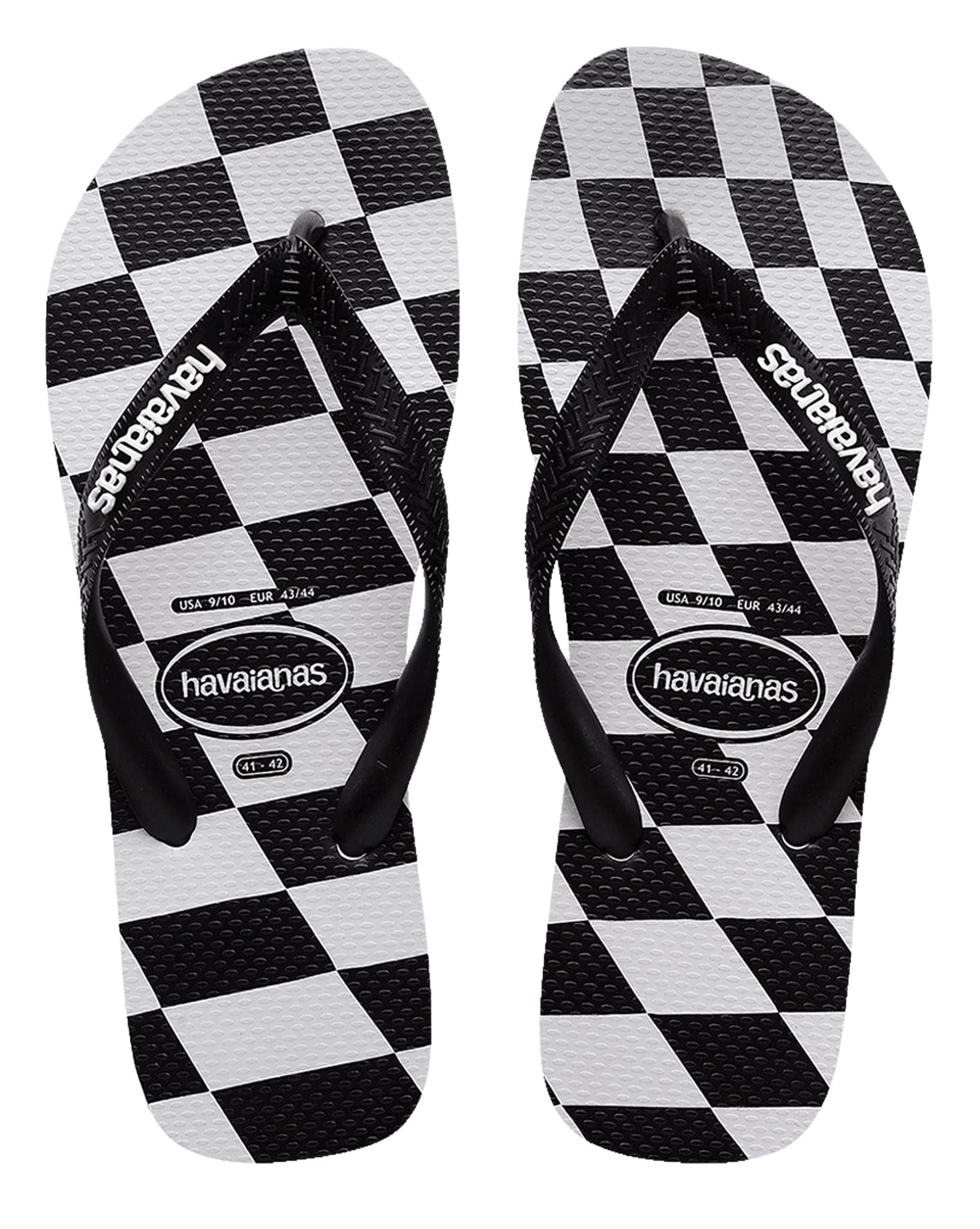 Havaianas Mens Top Distorded Check - Black