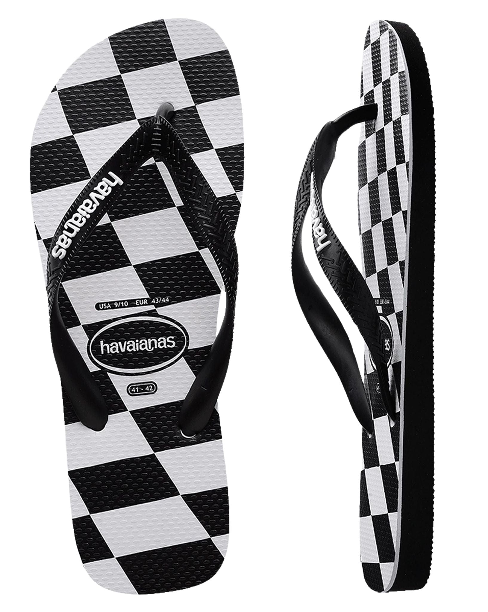 Havaianas Mens Top Distorded Check - Black