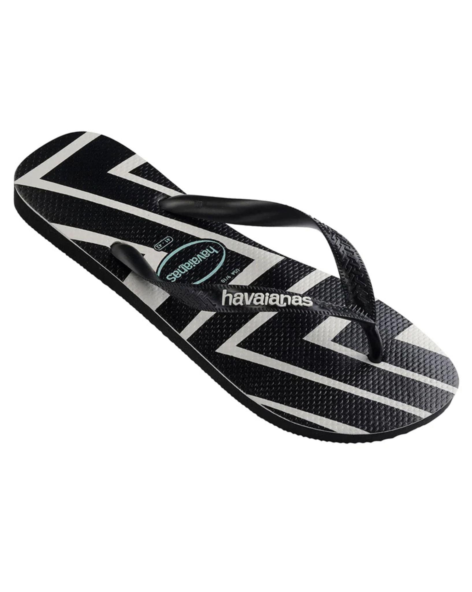 Havaianas Mens Top Zig Zag - Black