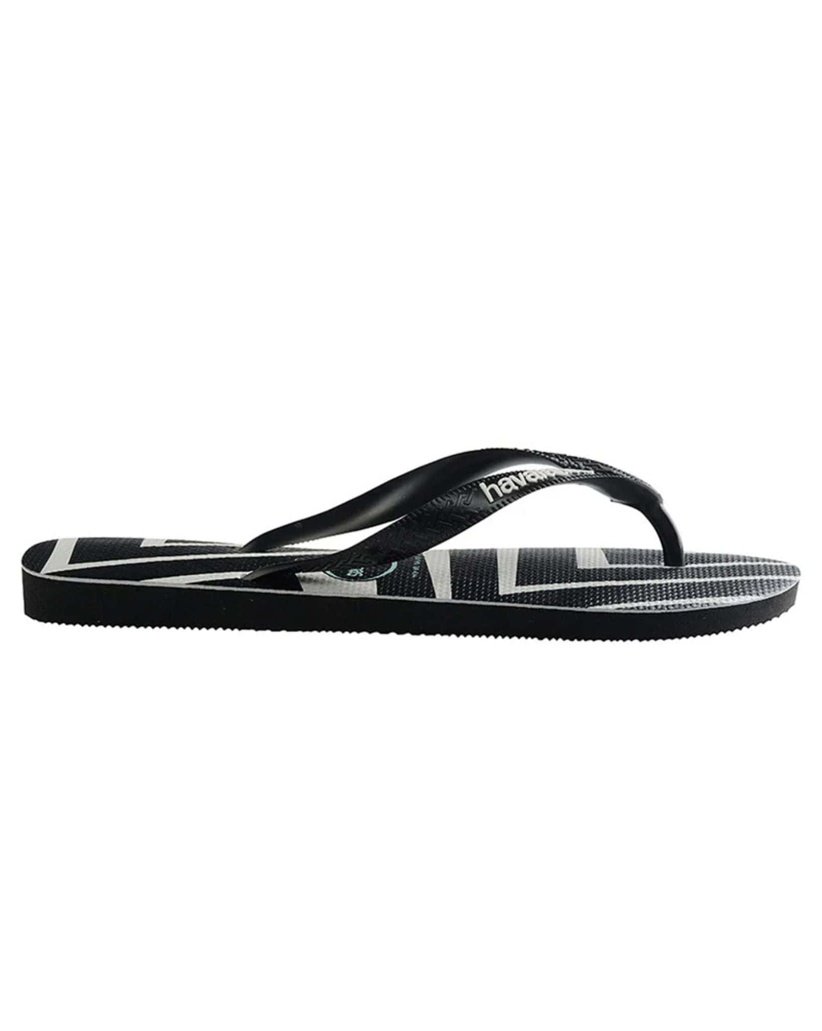 Havaianas Mens Top Zig Zag - Black
