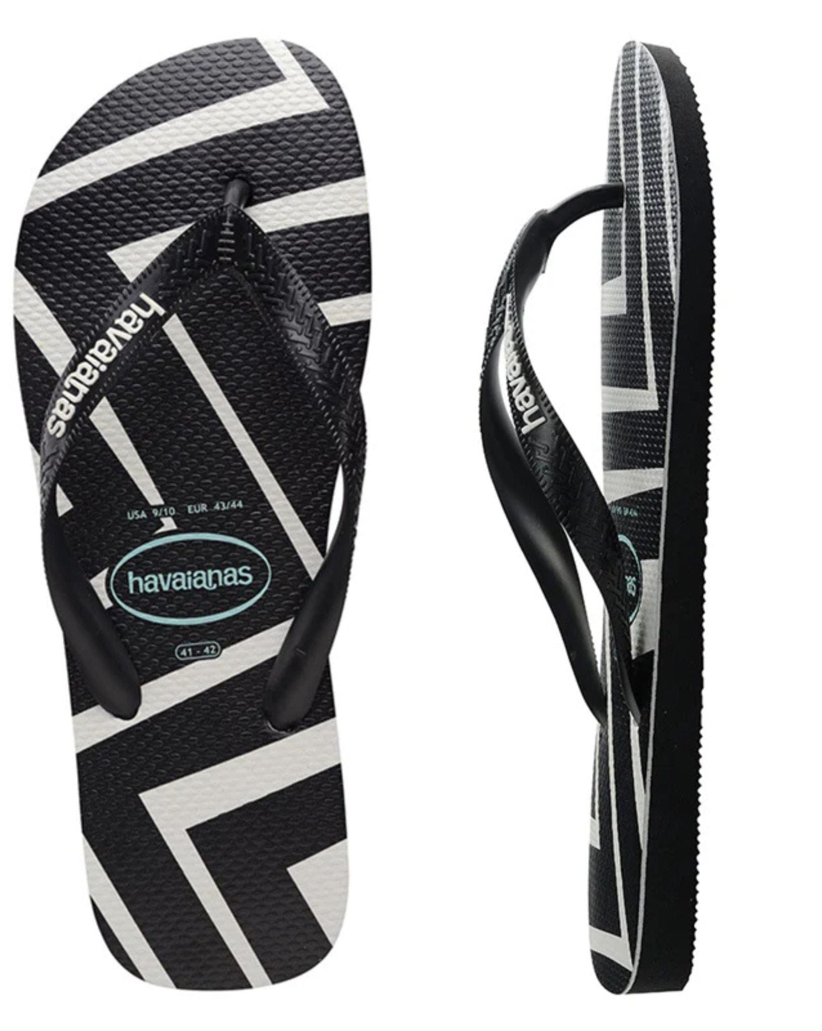 Havaianas Mens Top Zig Zag - Black