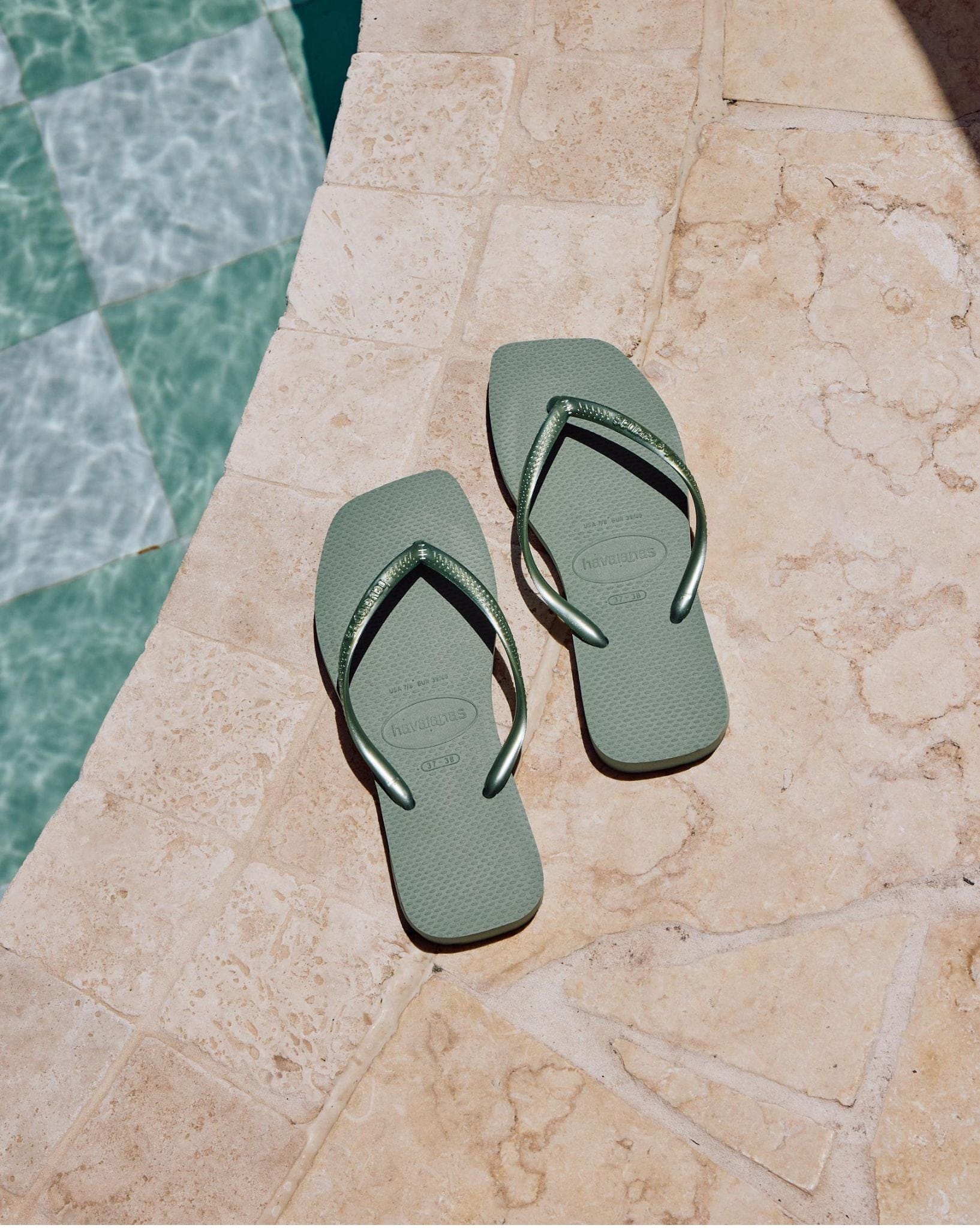 Havaianas Slim Square - Smoke Green