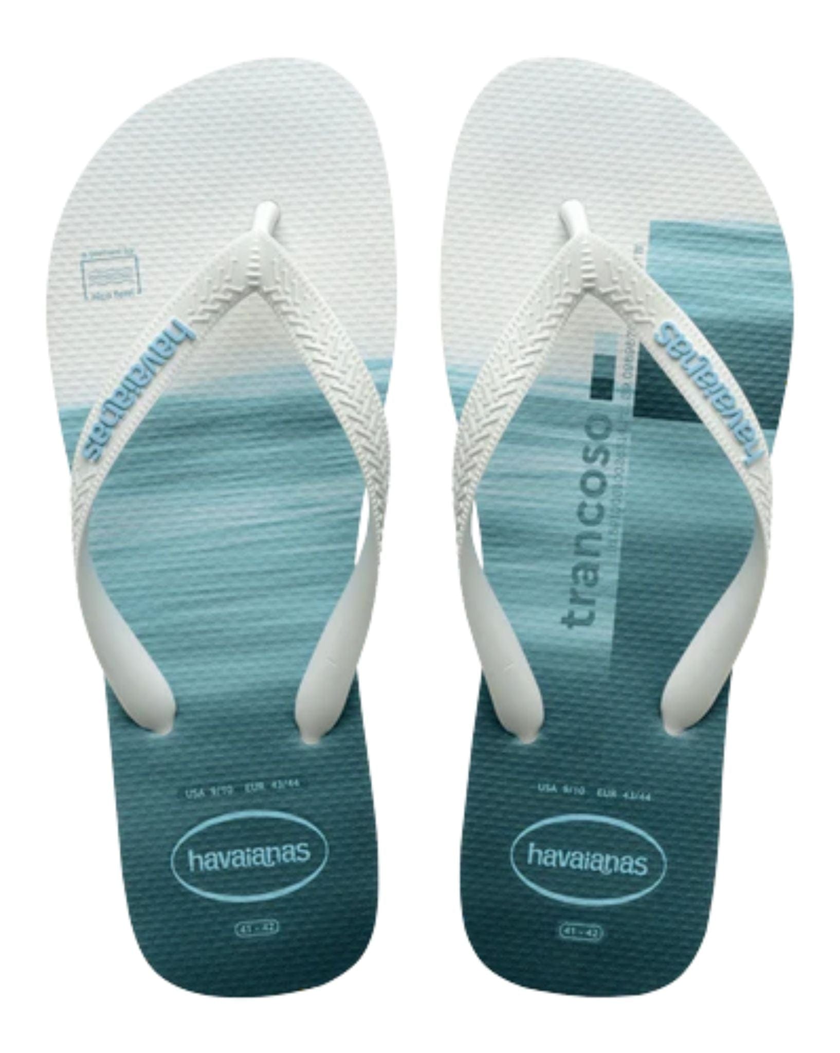 Havaianas Top Surfer - White/White Lavender/Blue