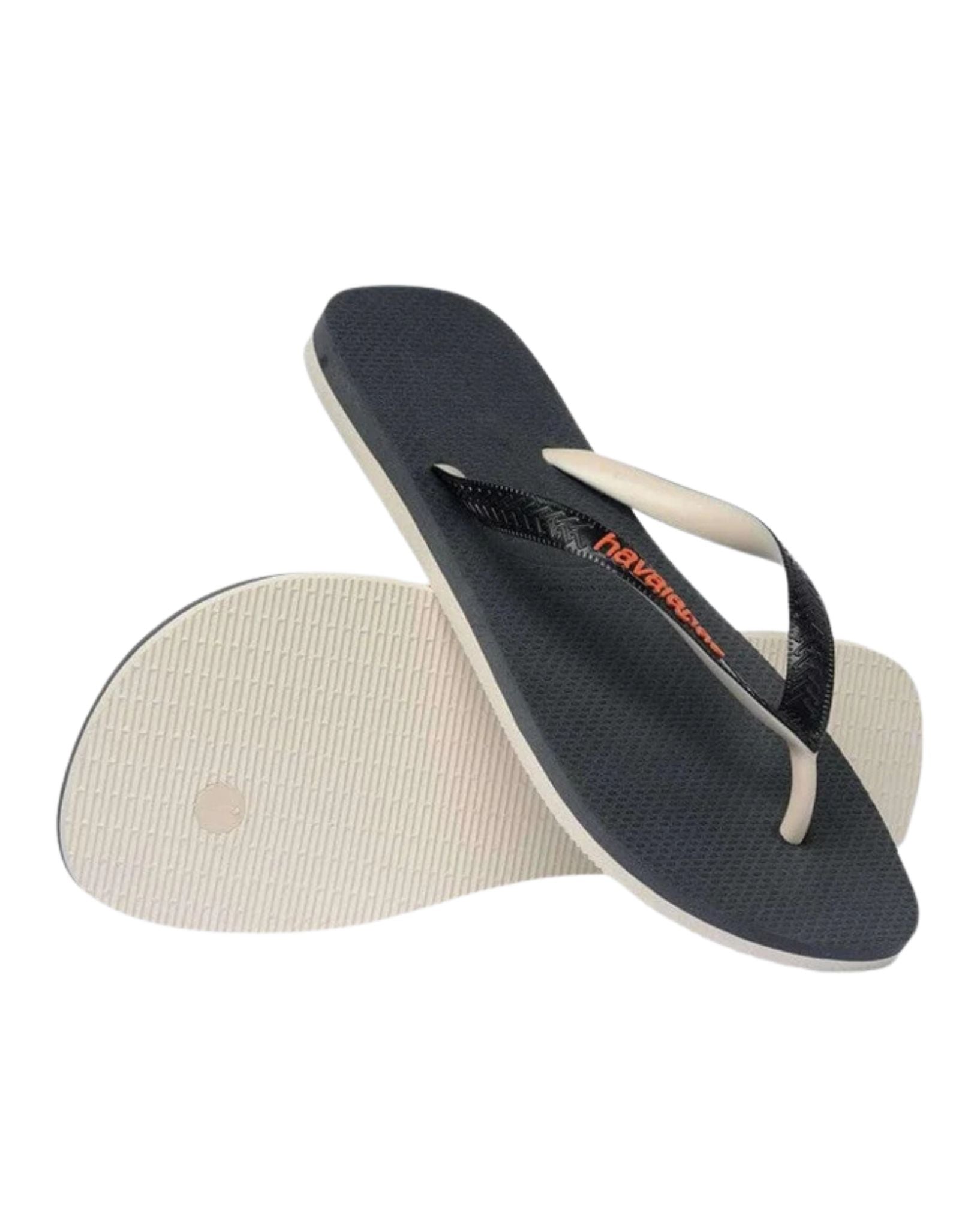 Havaianas Top Tred Rubber Mix - Beige/Black/Orange