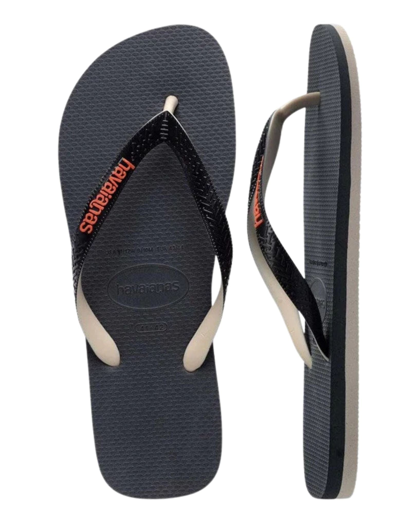 Havaianas Top Tred Rubber Mix - Beige/Black/Orange