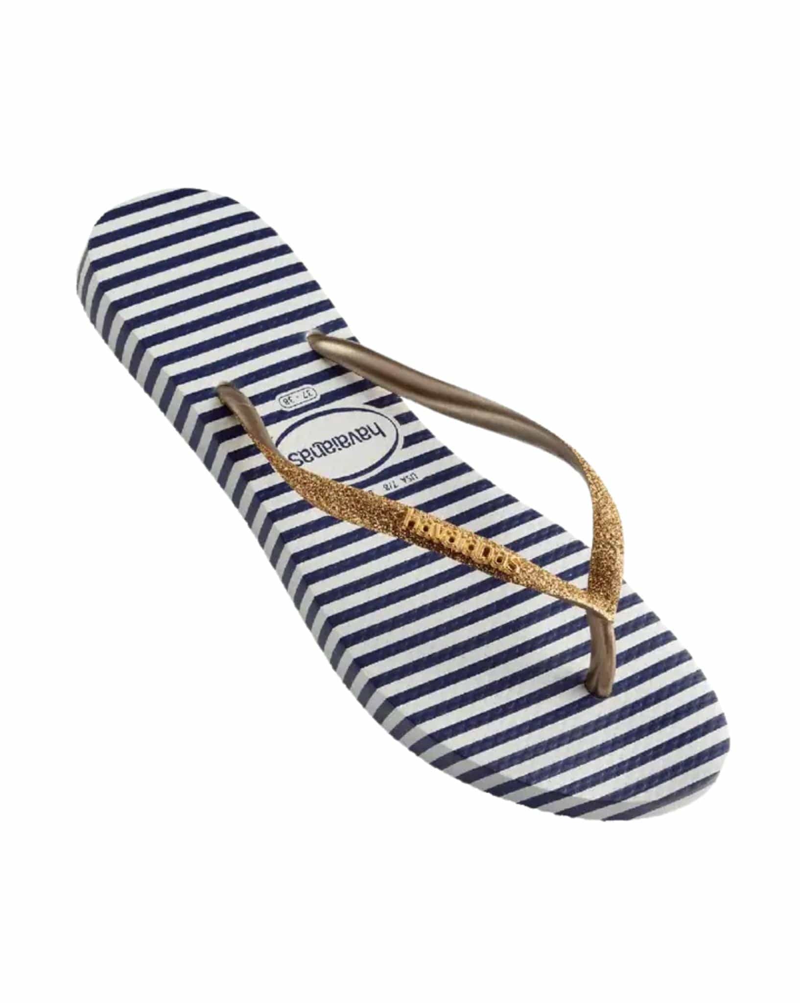 Havaianas Womens Slim Glitter Stripes