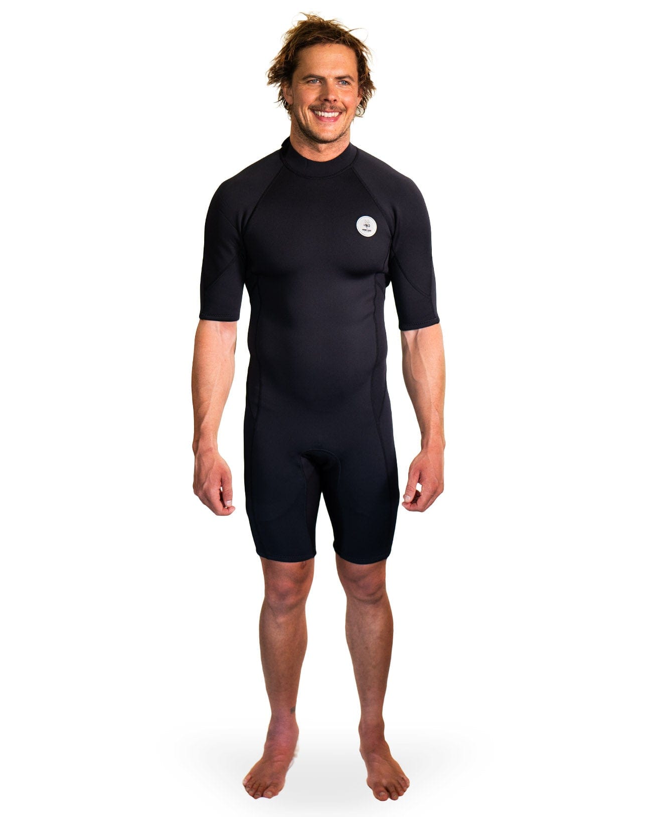Honey Surf Mens Springsuit Wetsuit - 2mm Back Zip Flatlock