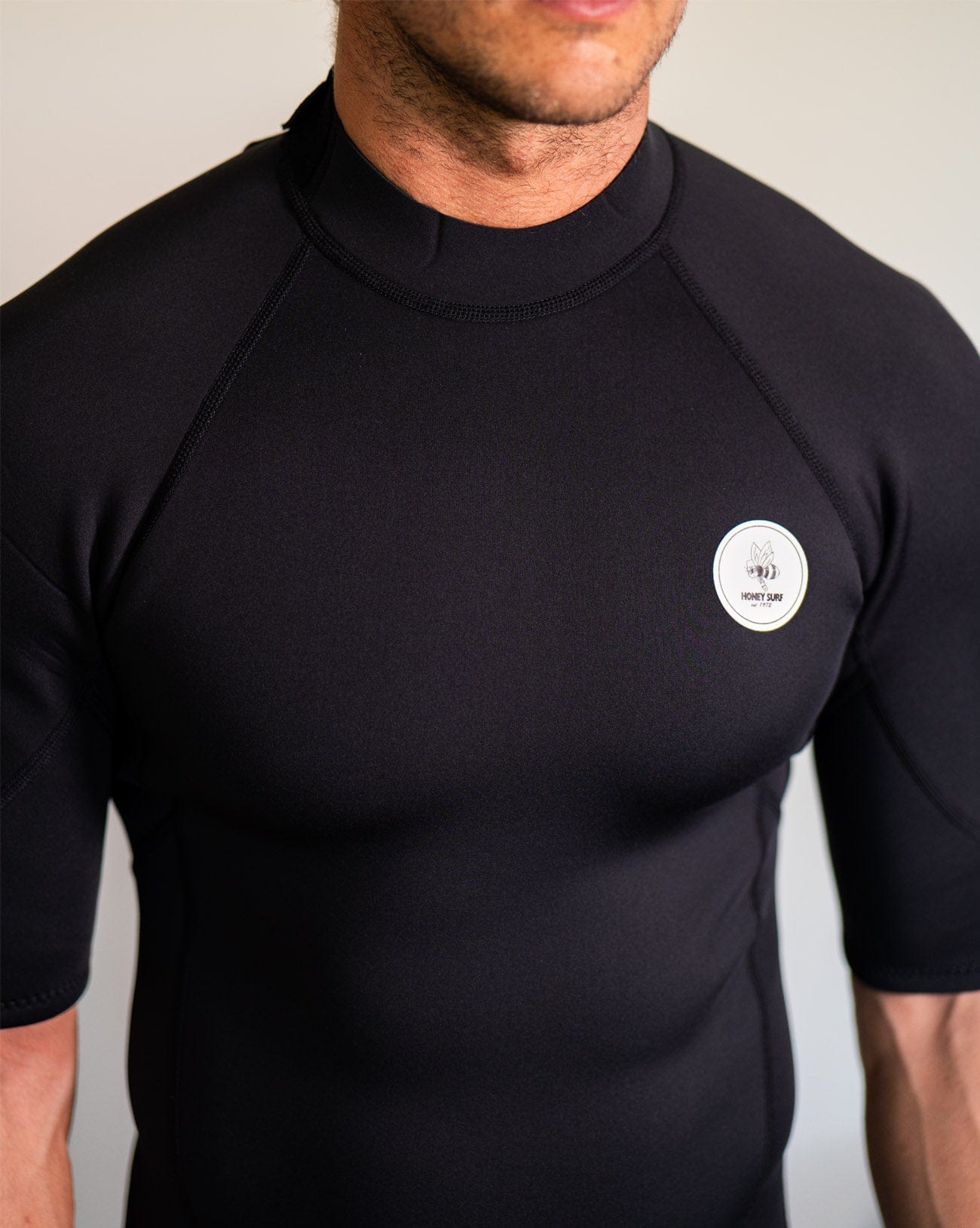 Honey Surf Mens Springsuit Wetsuit - 2mm Back Zip Flatlock
