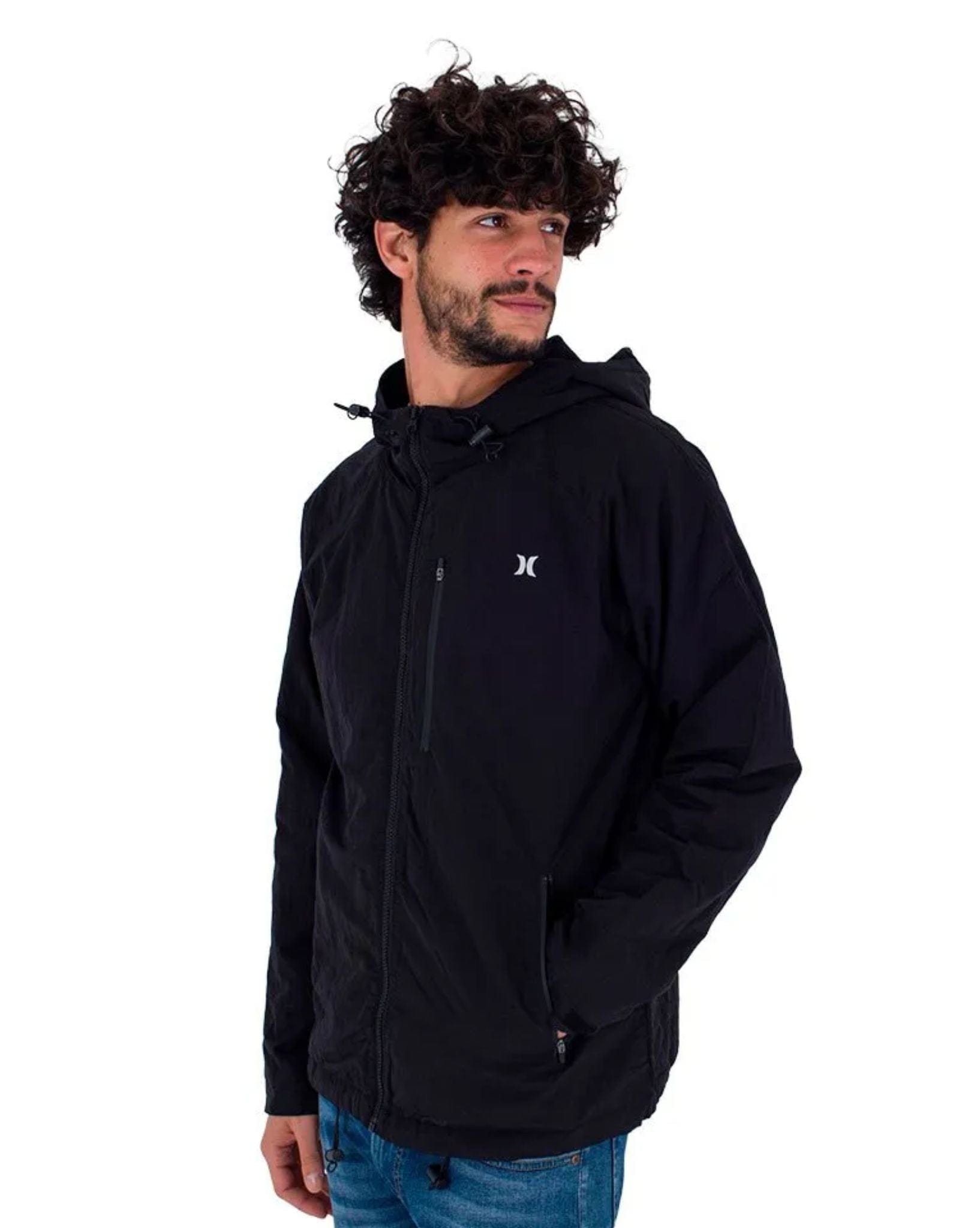 Hurley Mens Geo Jacket - Black