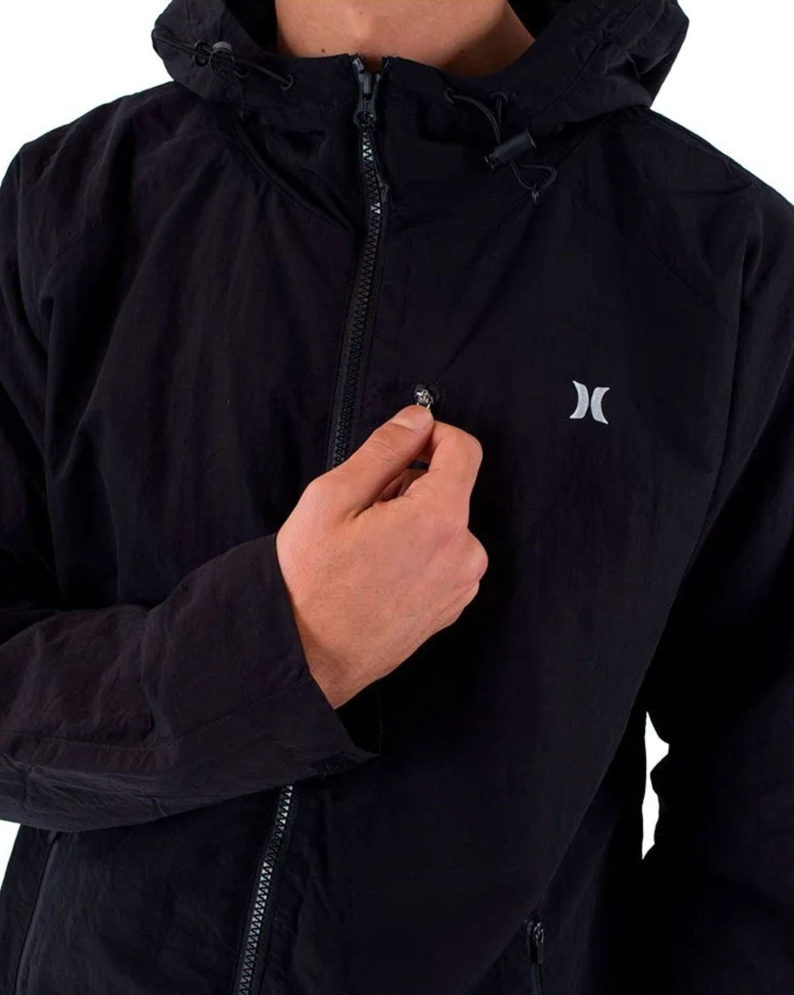Hurley Mens Geo Jacket - Black