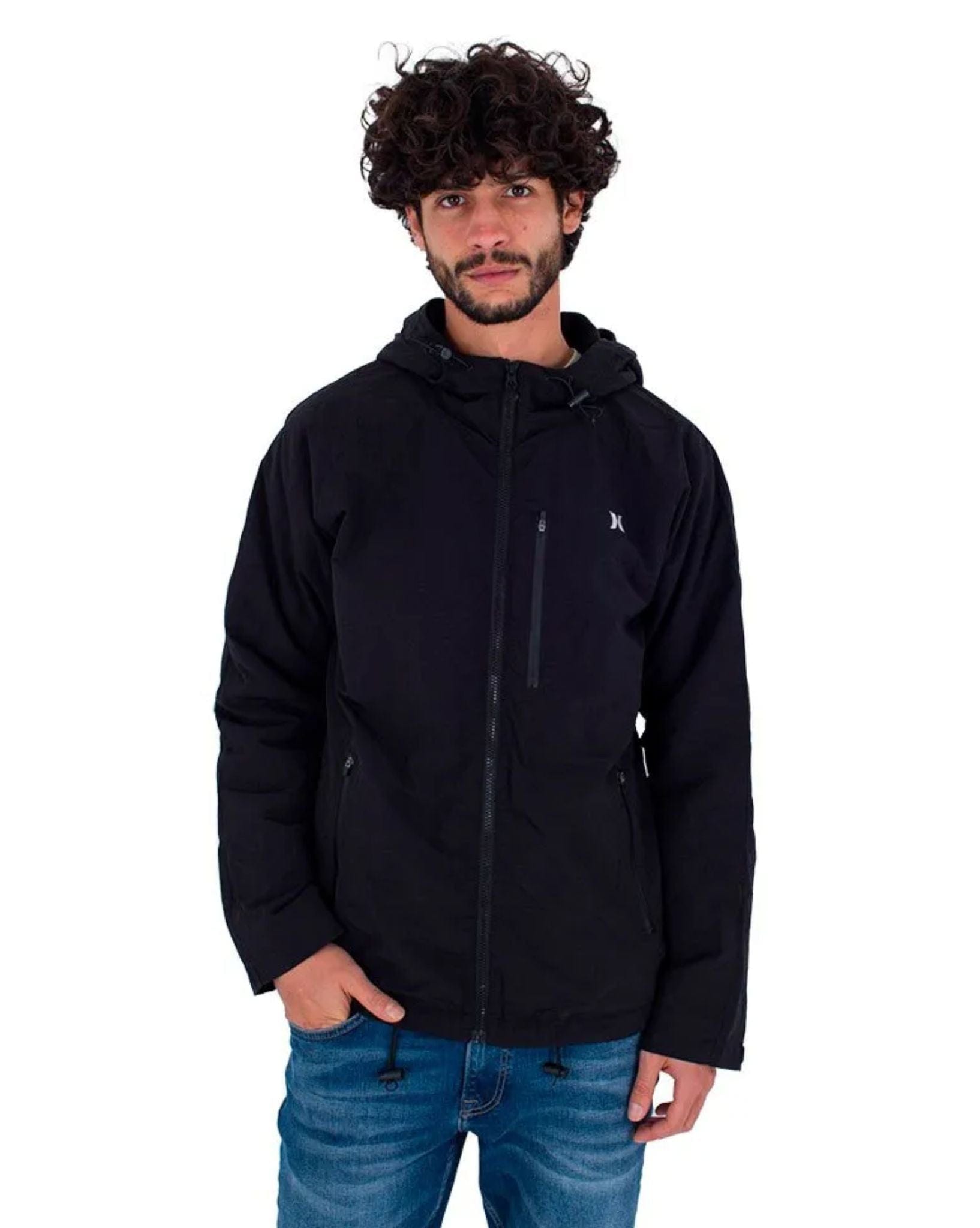 Hurley Mens Geo Jacket - Black