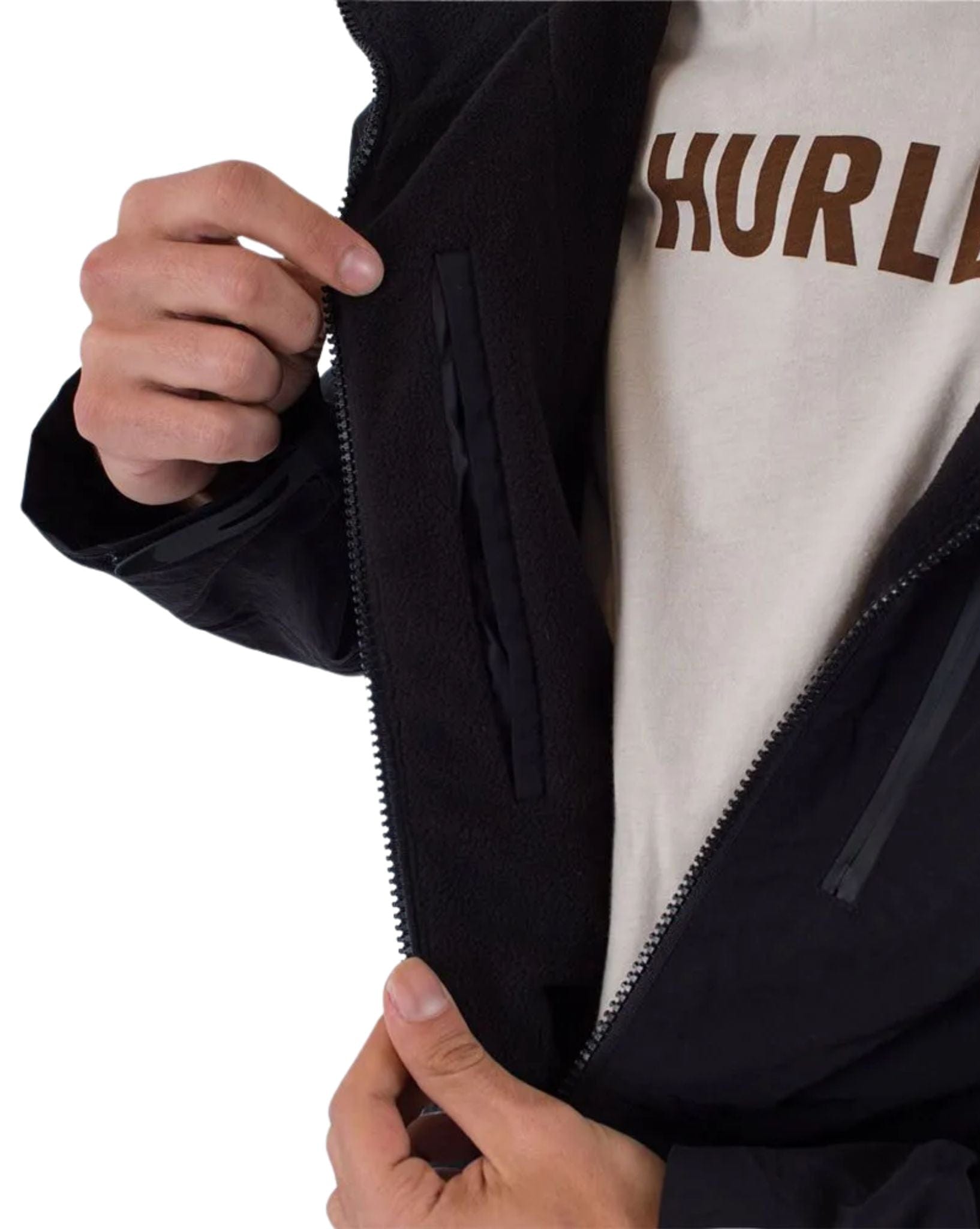 Hurley Mens Geo Jacket - Black