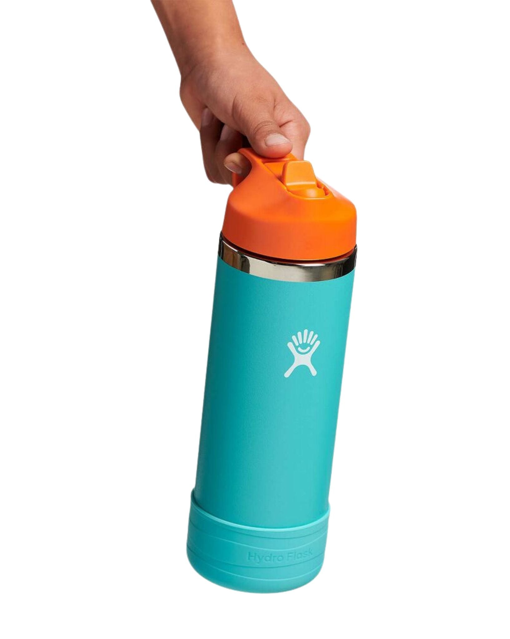 Hydro Flask 18oz Kids Wide Mouth Straw Cap and Boot