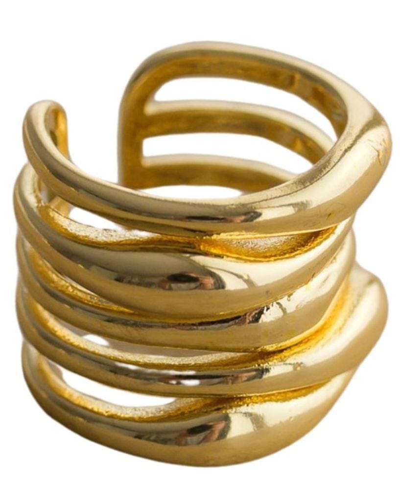 Indigo & Wolfe Gold Capulet Ring