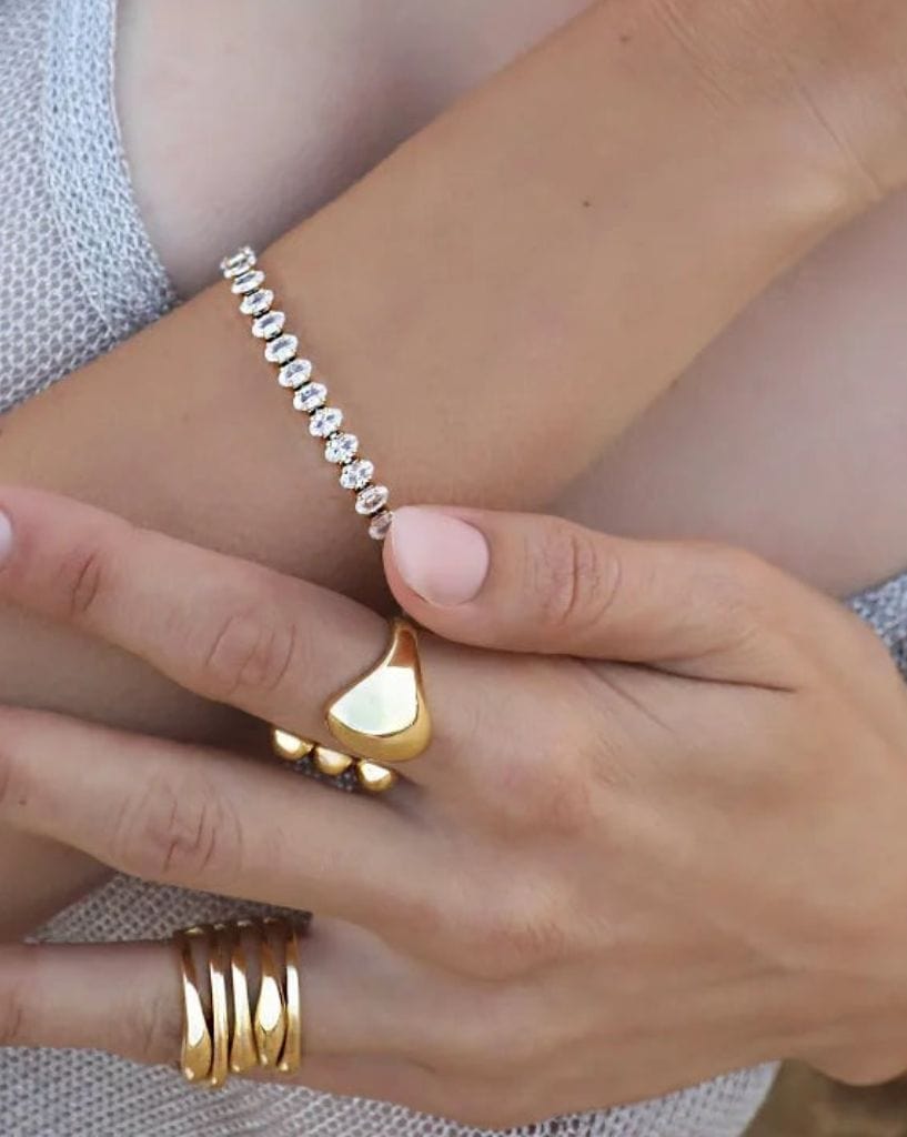 Indigo & Wolfe Gold Capulet Ring