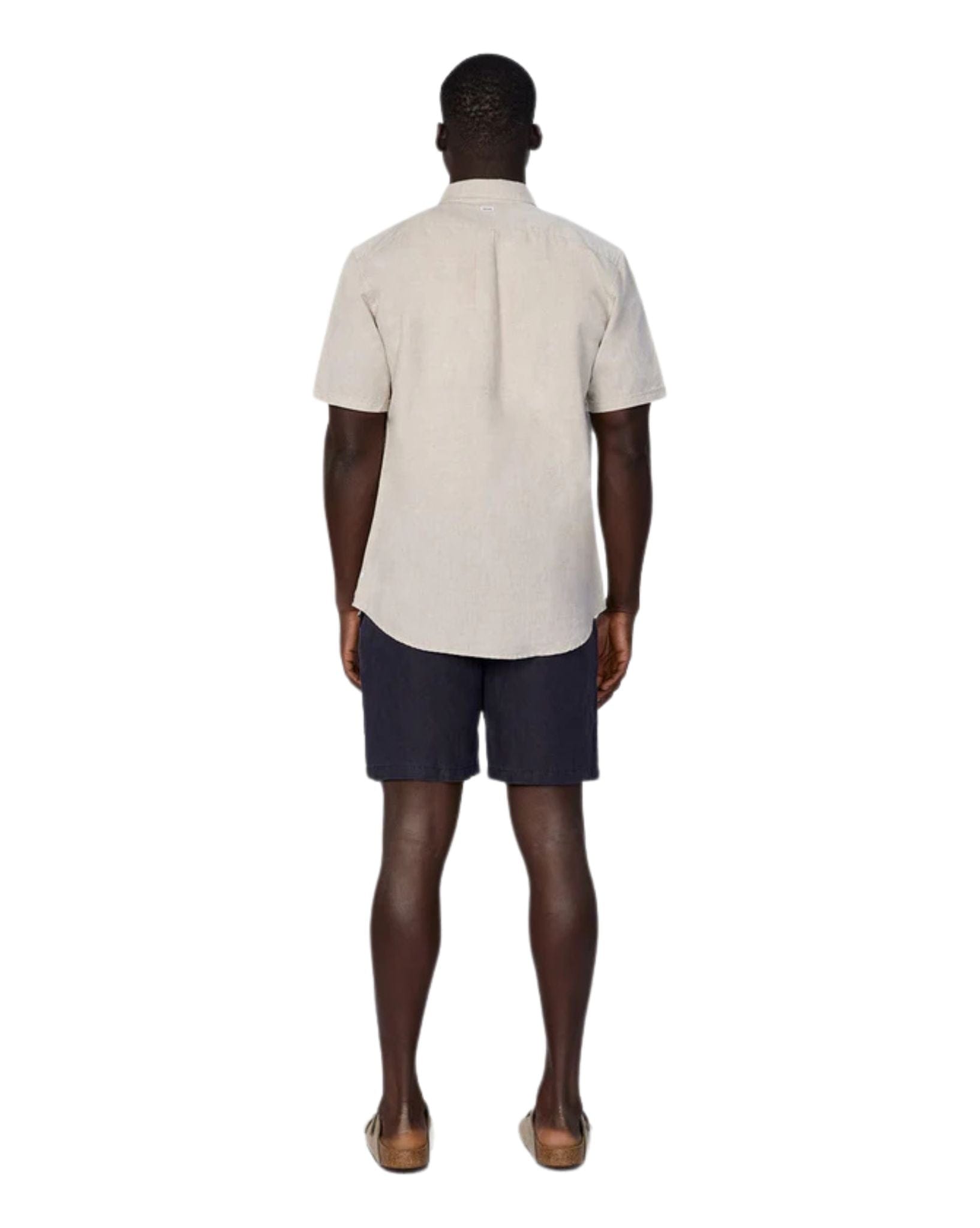 Industrie Mens The Tennyson Linen Blend S/S Shirt