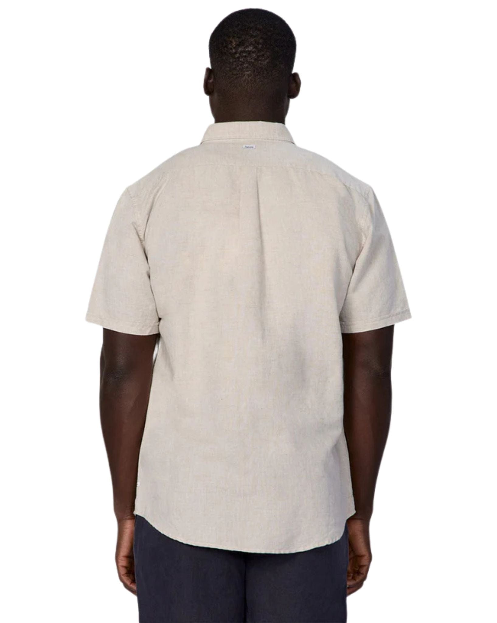 Industrie Mens The Tennyson Linen Blend S/S Shirt