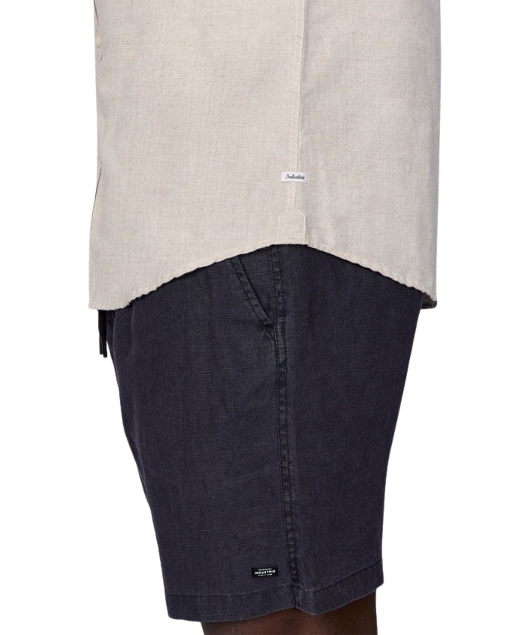 Industrie Mens The Tennyson Linen Blend S/S Shirt