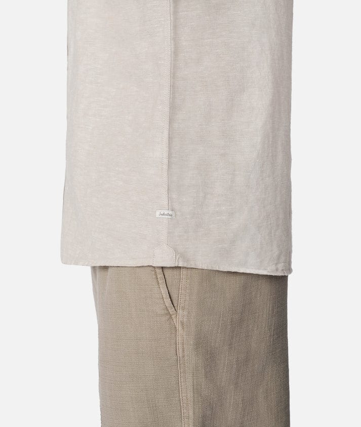 Industrie Mens The Tennyson Linen Blend S/S Shirt