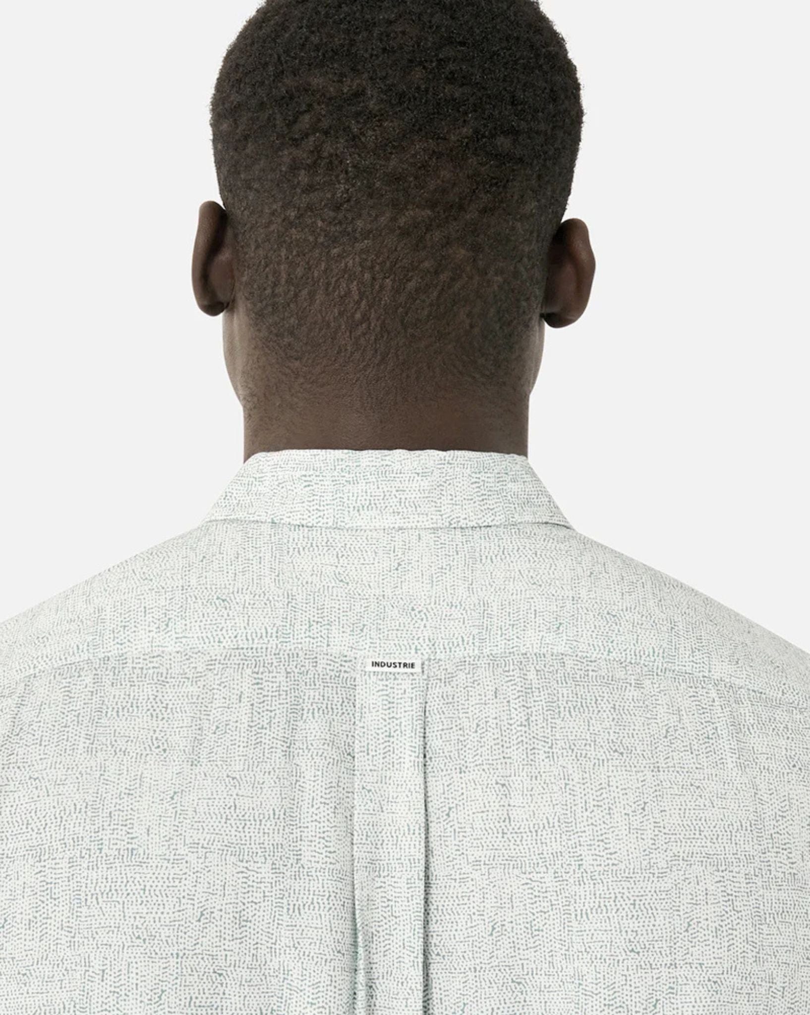 Industrie The New Talavera S/S Shirt - Marine I Off White