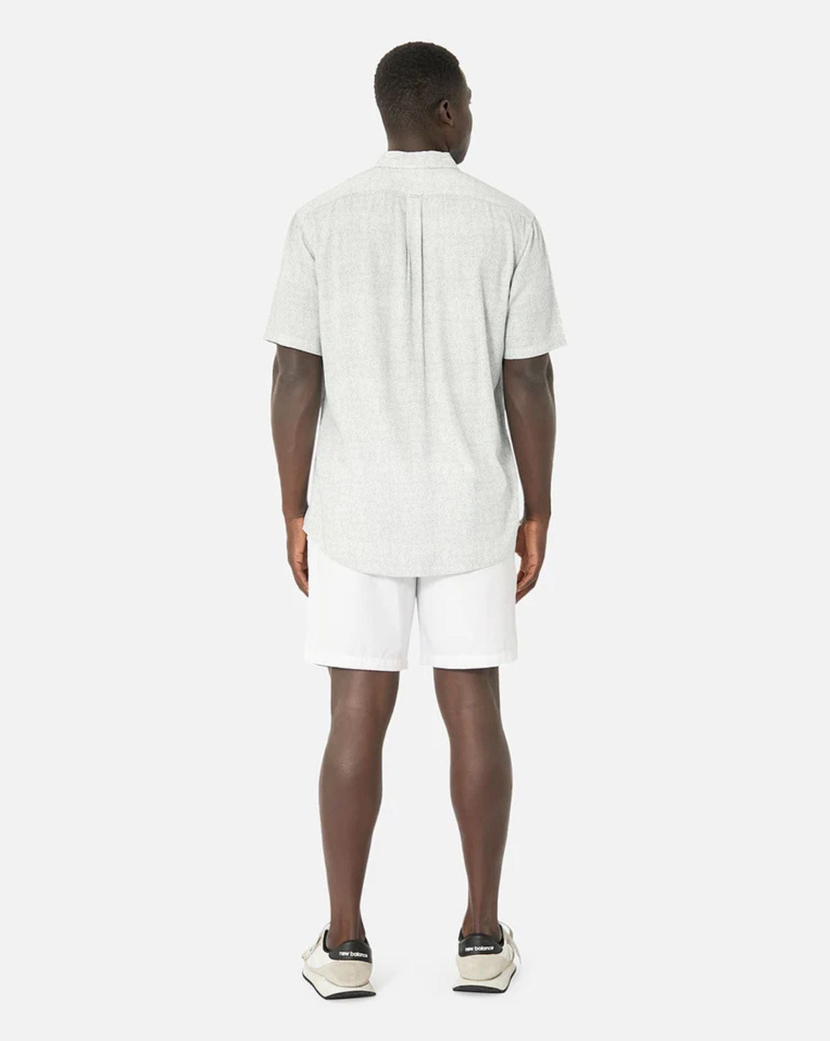 Industrie The New Talavera S/S Shirt - Marine I Off White
