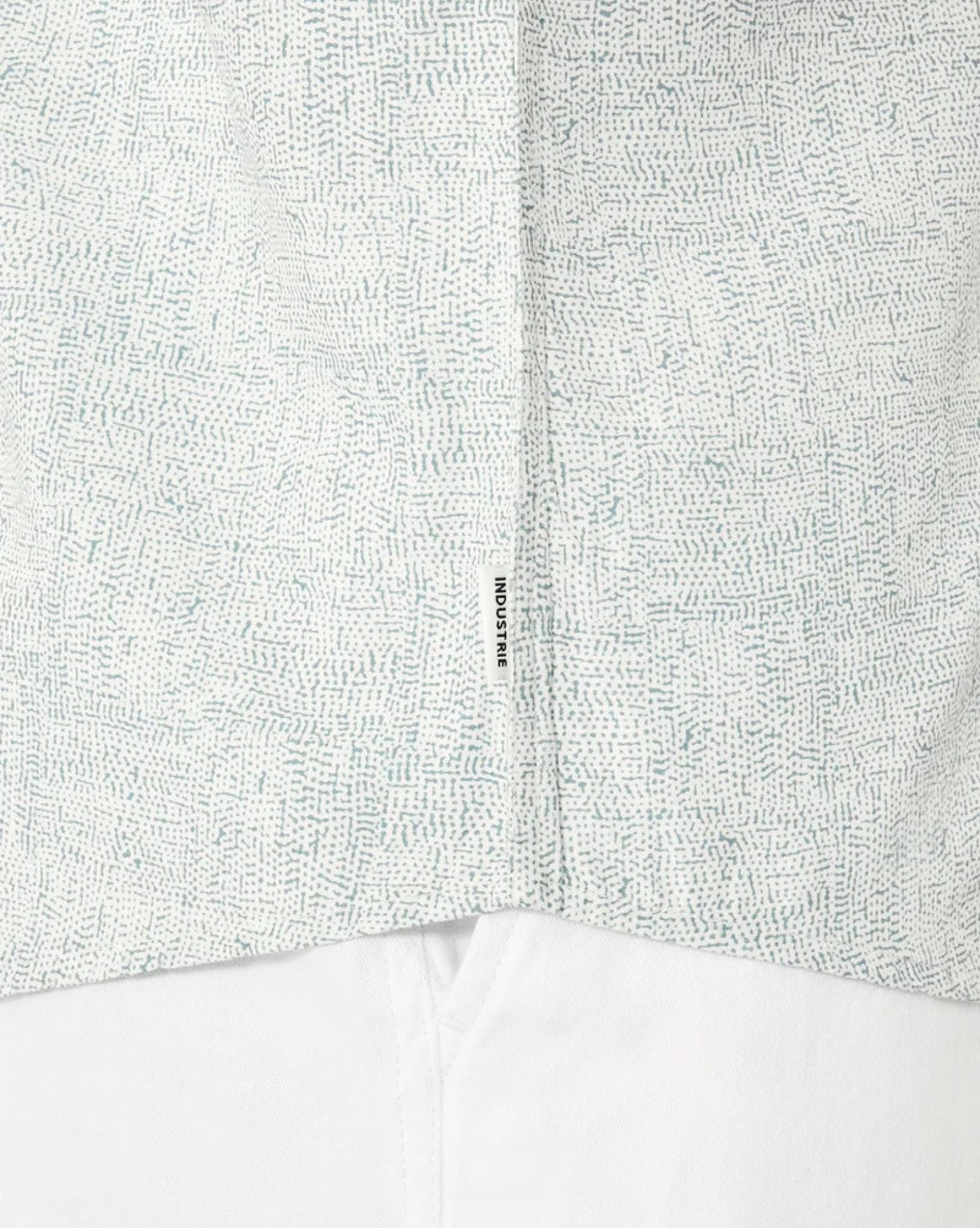 Industrie The New Talavera S/S Shirt - Marine I Off White