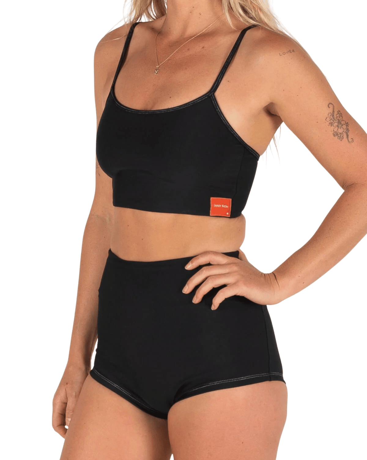 Inner Relm Womens Swim Shorts Inner Relm Confidence Shorts - Black