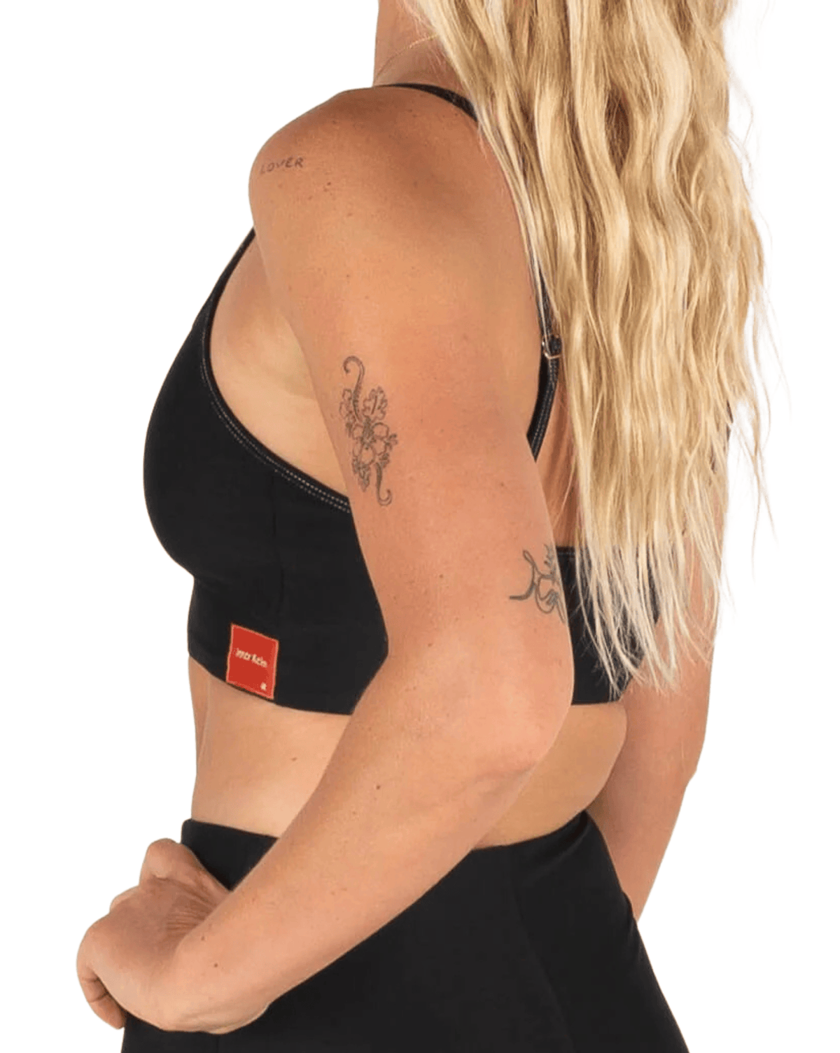 Inner Relm Womens Swim Top Inner Relm Confidence Top - Black