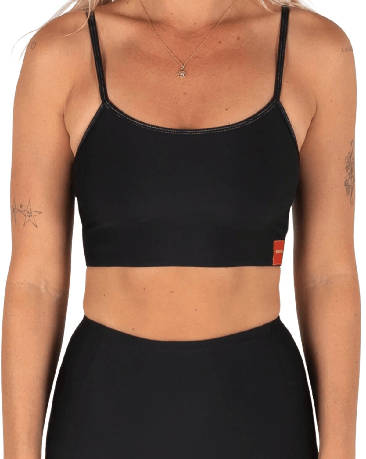 Inner Relm Womens Swim Top Inner Relm Confidence Top - Black
