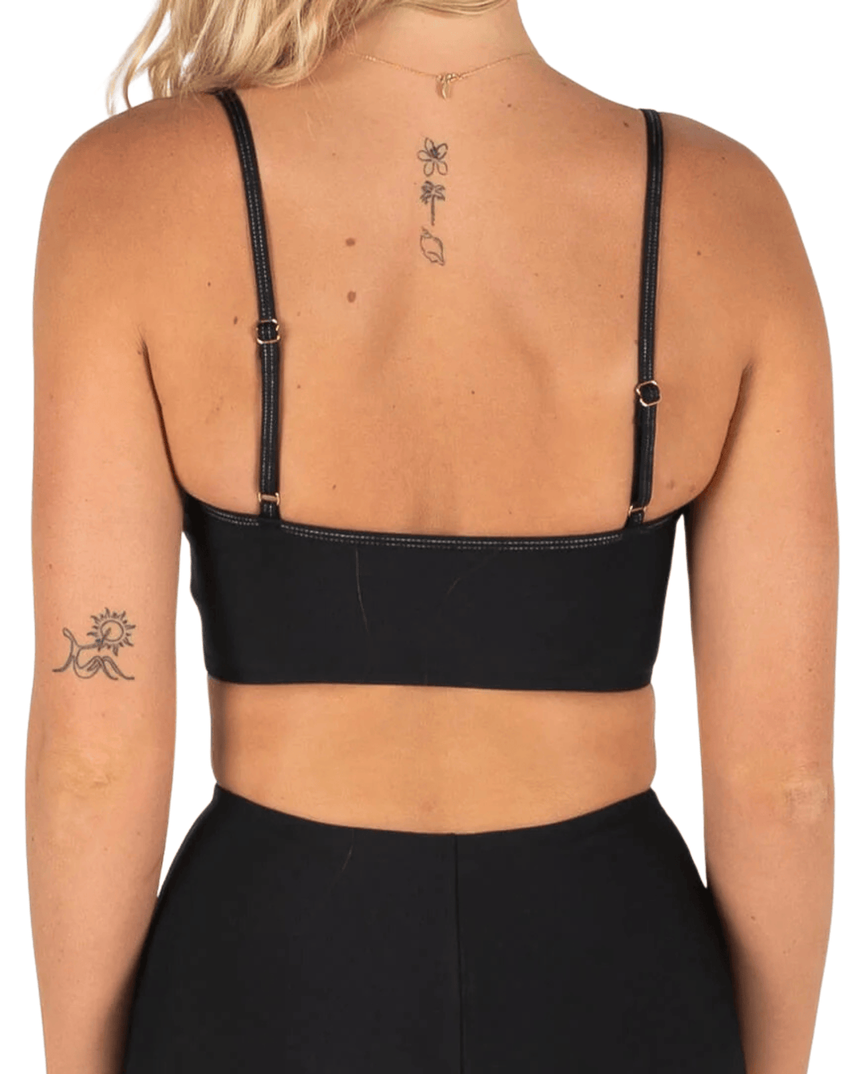 Inner Relm Womens Swim Top Inner Relm Confidence Top - Black