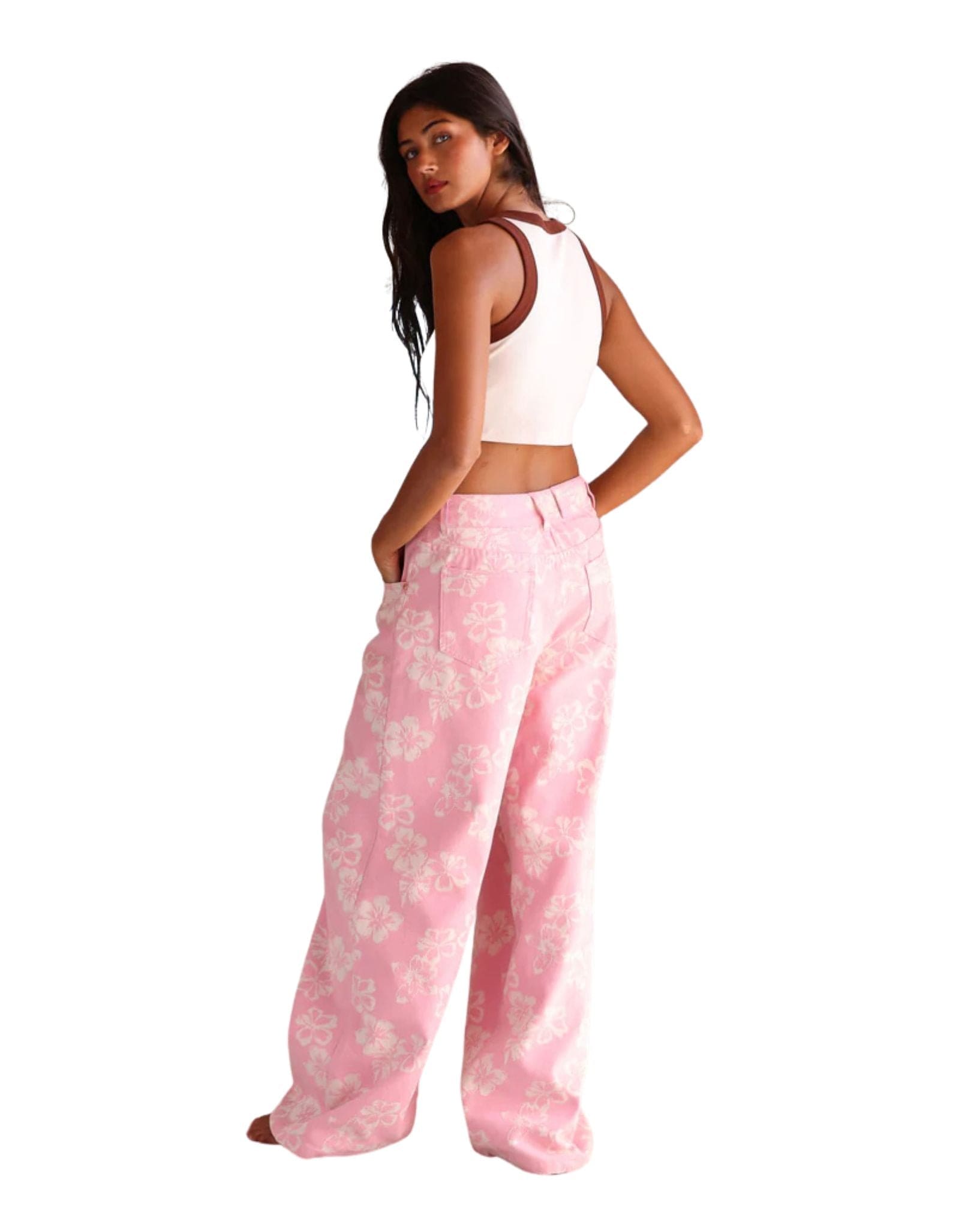 Kulani Kinis Bind Crop Tank Top - Starry Love