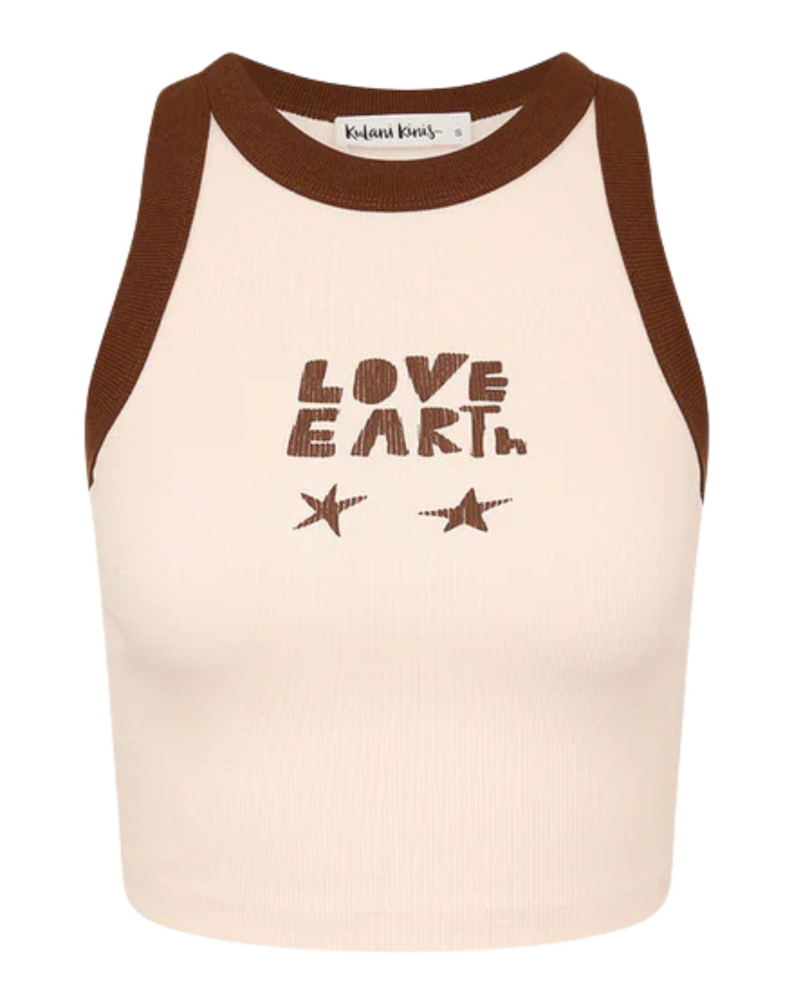 Kulani Kinis Bind Crop Tank Top - Starry Love
