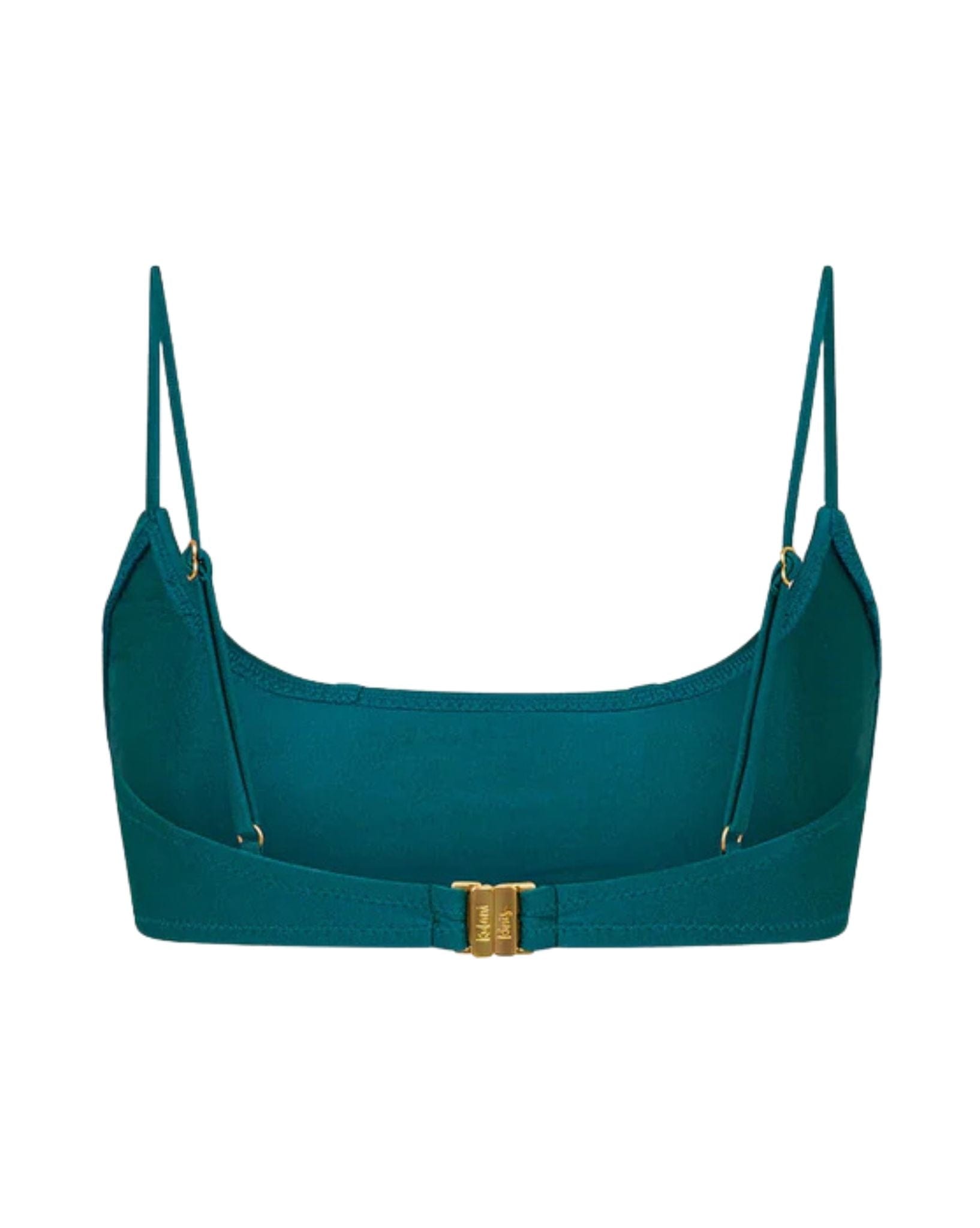 Kulani Kinis Contour Slim Crop Bikini Top - Laguna Haze