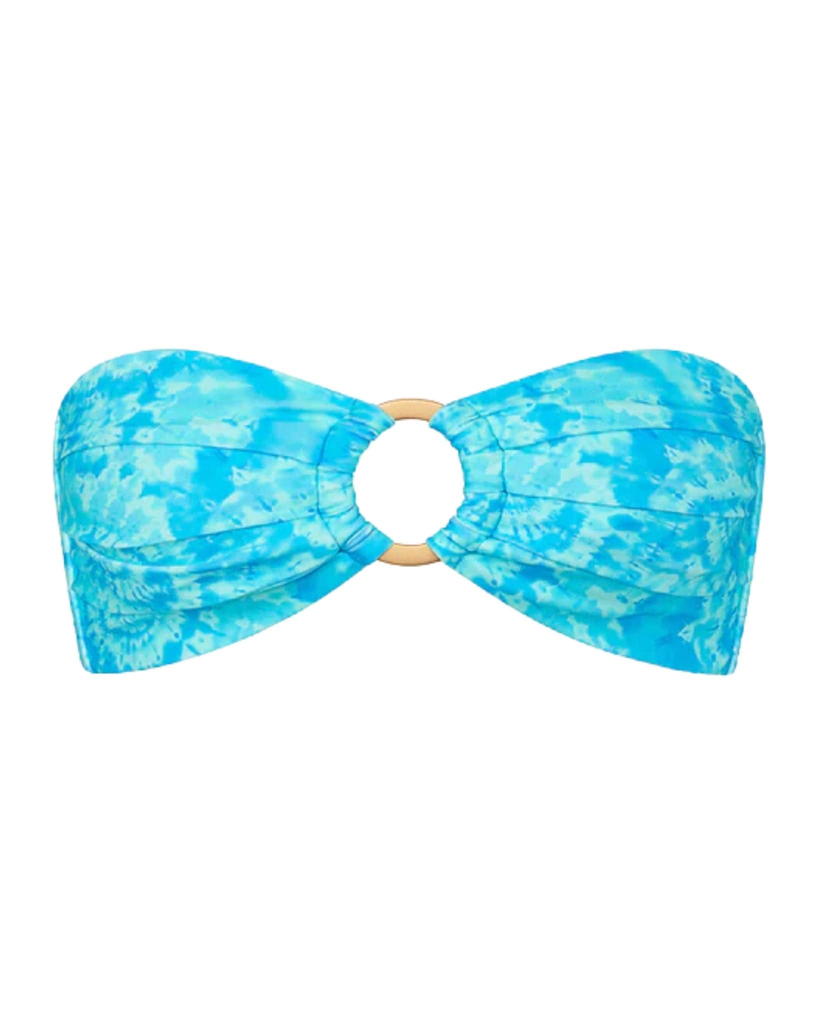 Kulani Kinis Strapless Bandeau Bikini Top - Starry Seas
