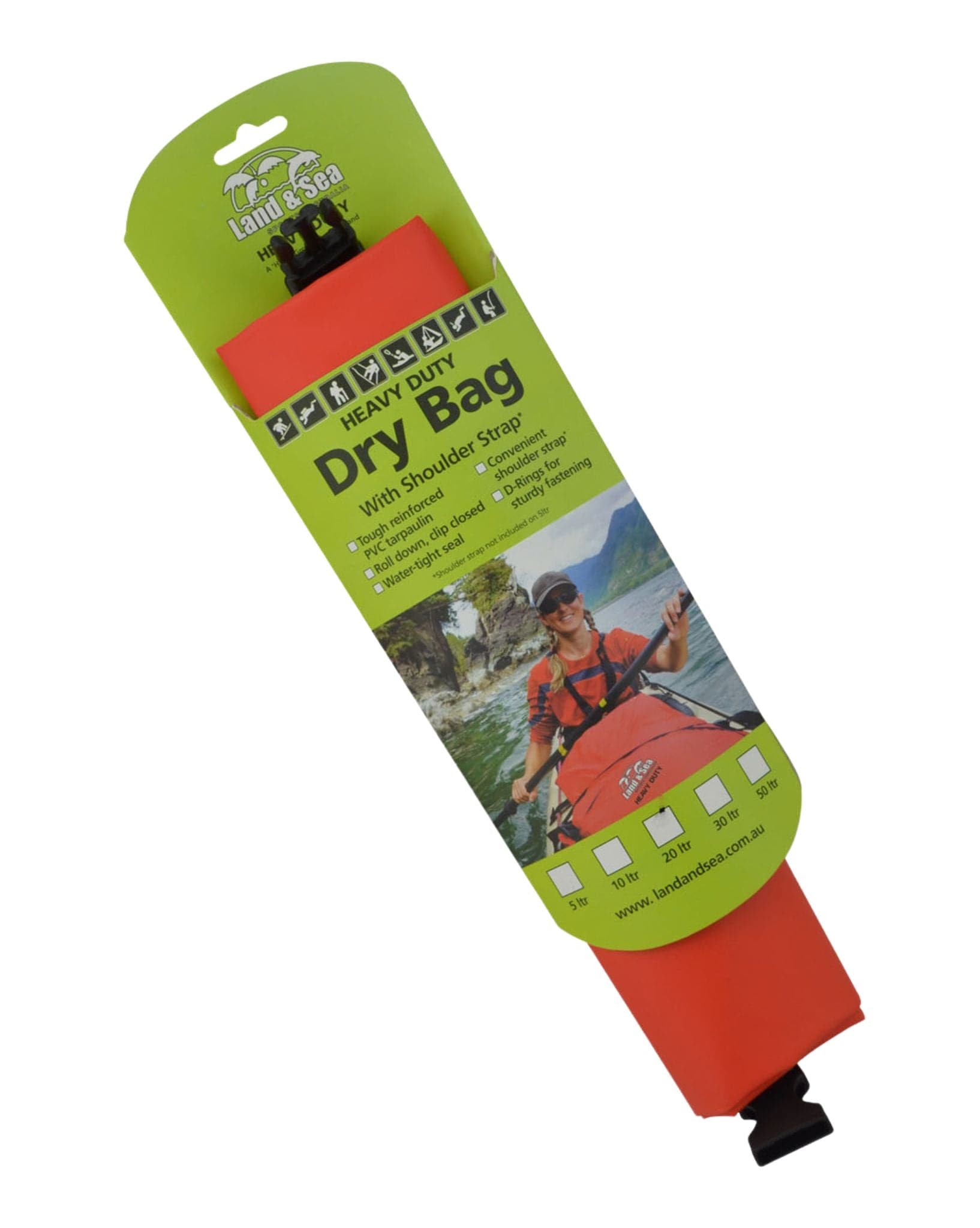 Land & Sea DRY BAG 20 LTR H/DUTY+STRAP