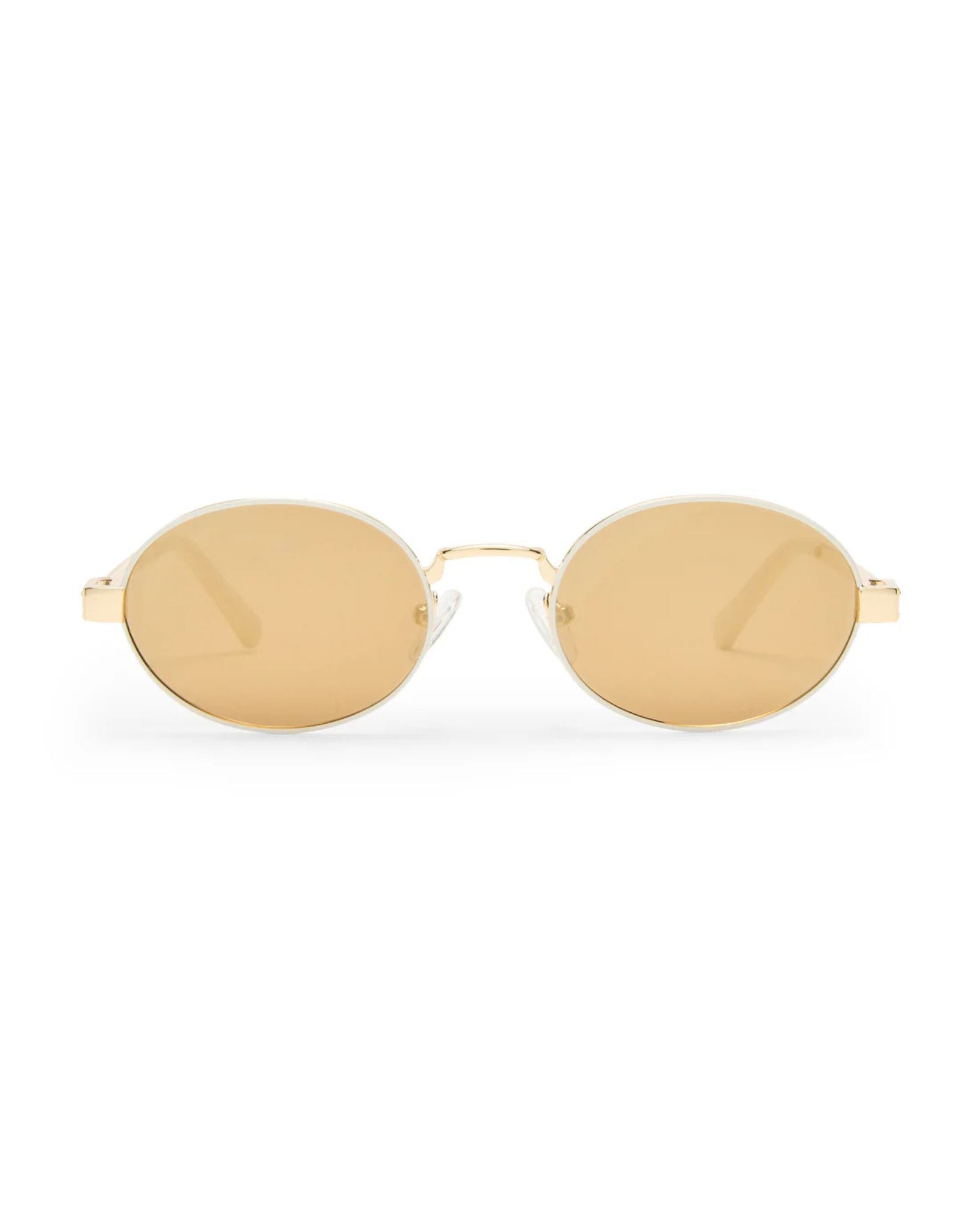 Le Specs Poseidon Deux Ltd Edt Sunglasses - Gold Ivory