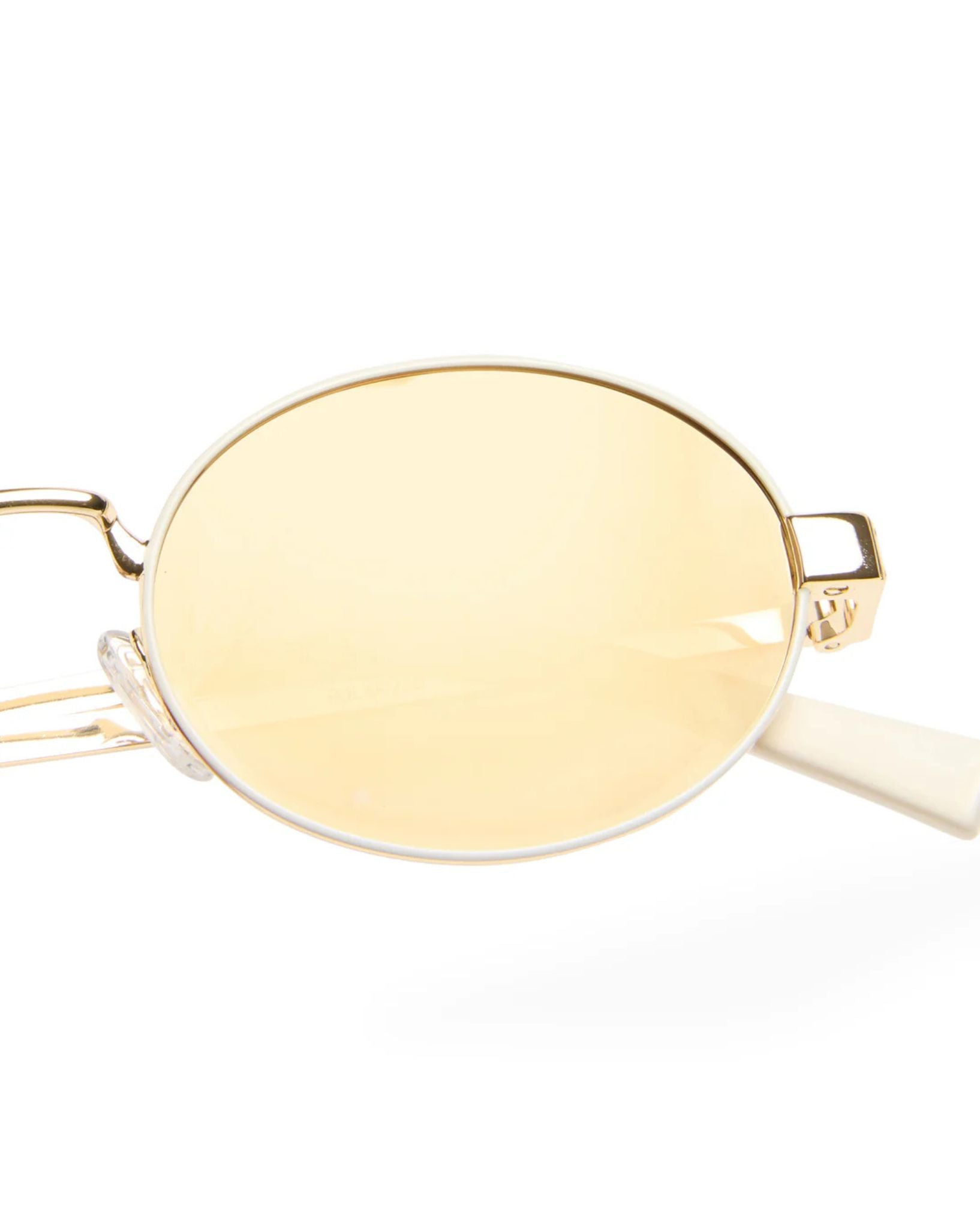 Le Specs Poseidon Deux Ltd Edt Sunglasses - Gold Ivory