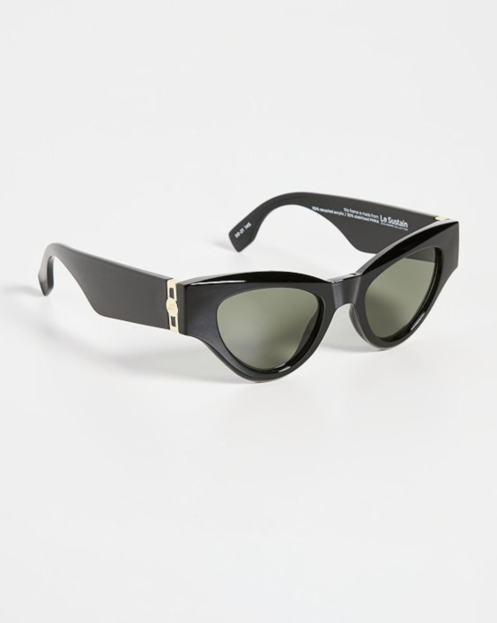 Le Specs Womens Fanplastico Sunglasses - Black