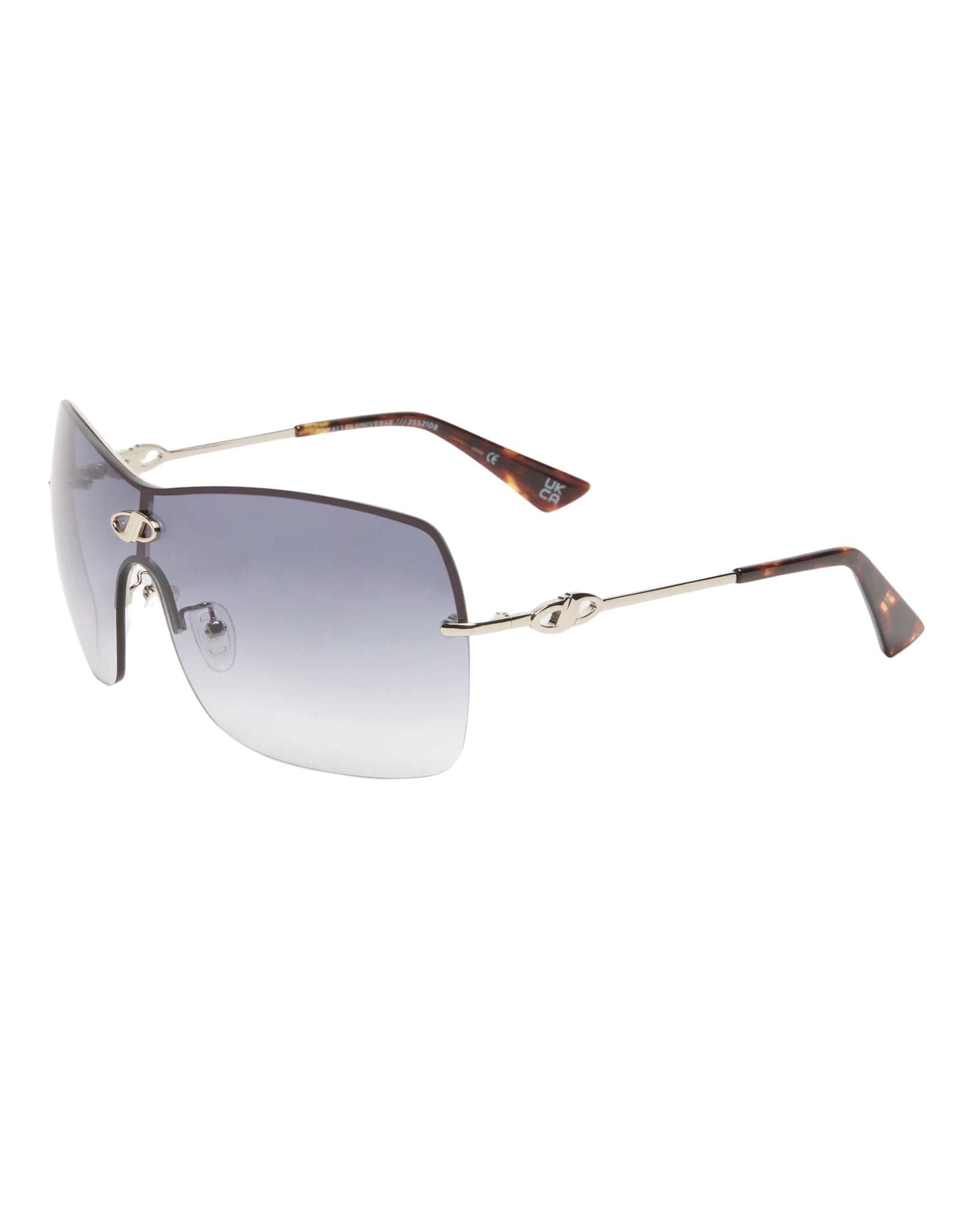 Le Specs Womens Parallel Universe Sunglasses - Silver