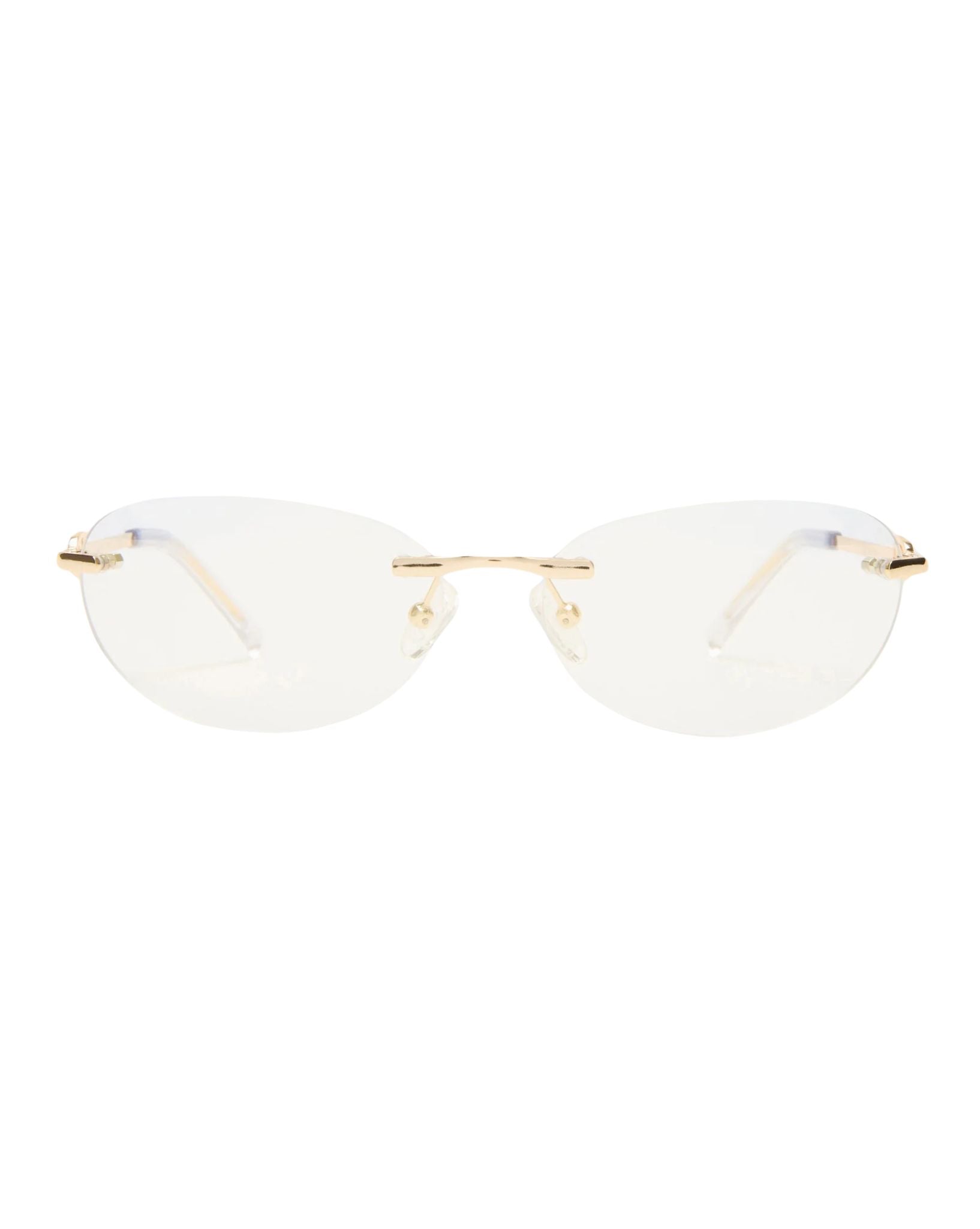 Le Specs Womens Slinky Sunglasses - Bright Gold