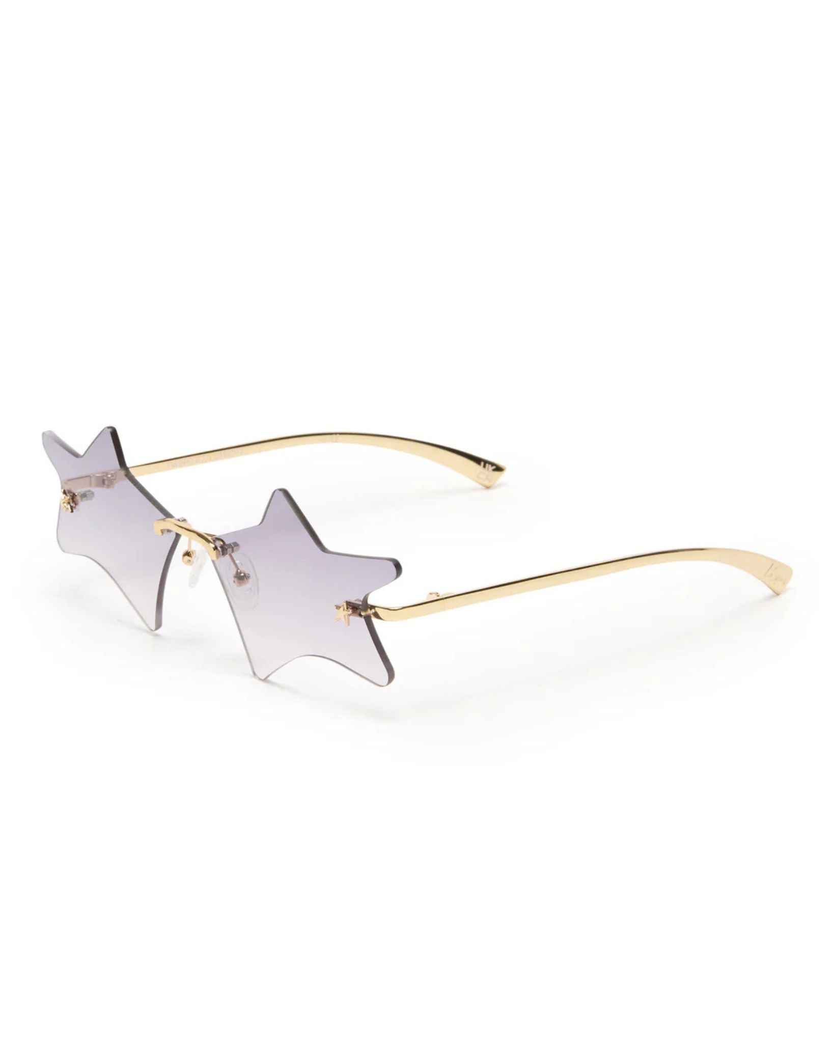 Le Specs Womens Twinkle Sungasses - Gold