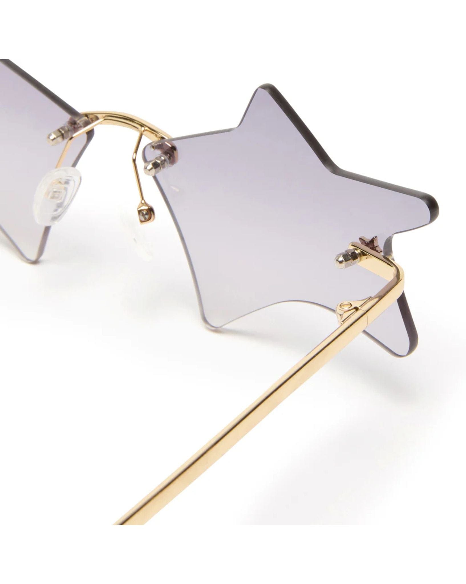 Le Specs Womens Twinkle Sungasses - Gold