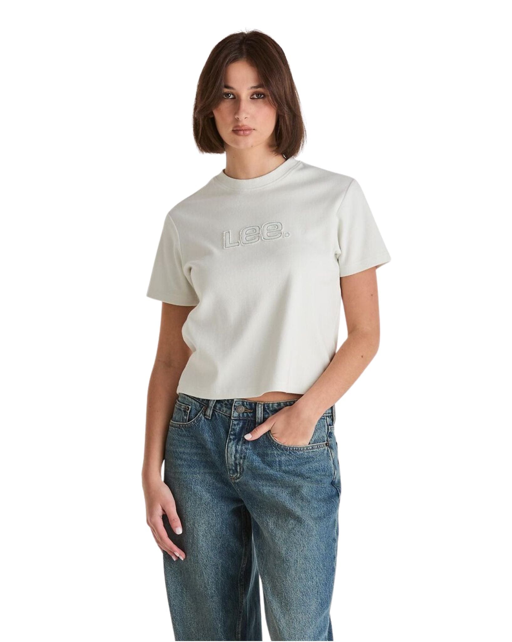 Lee Undone Shrunken Rib Tee