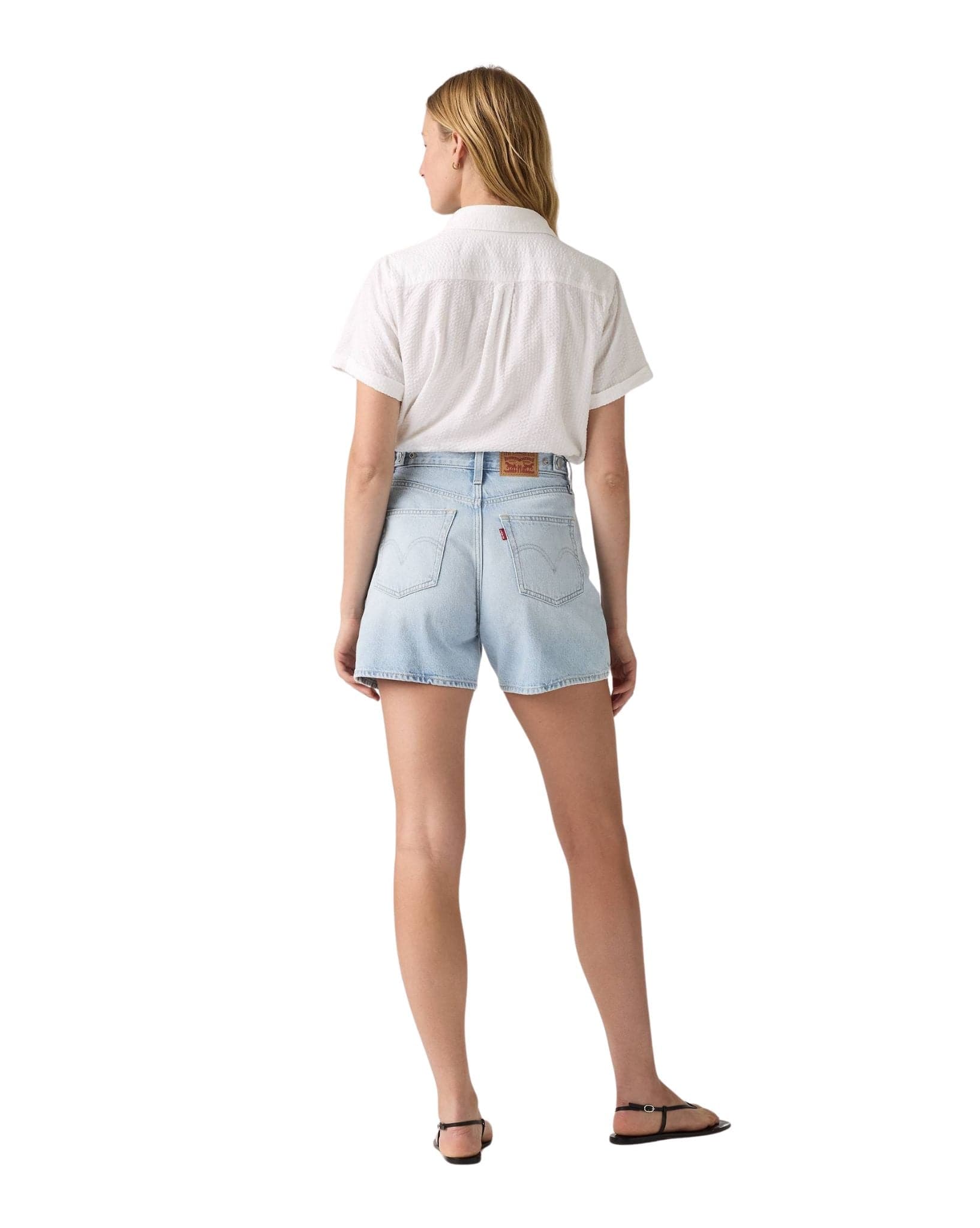 Levi Cinch Mid-Thigh Short Abraided Art Short